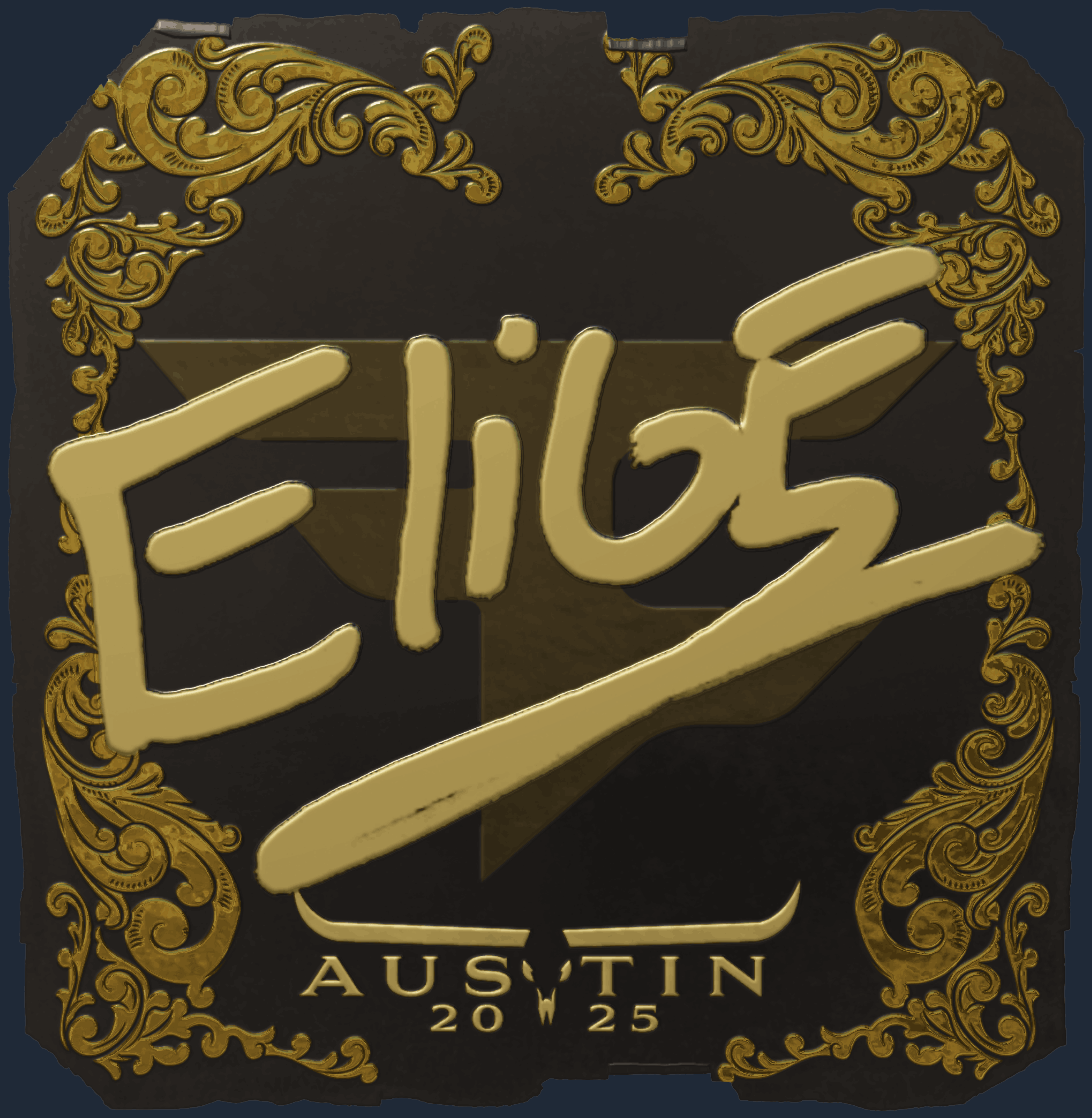 Sticker | EliGE (Gold) | Austin 2025 Image