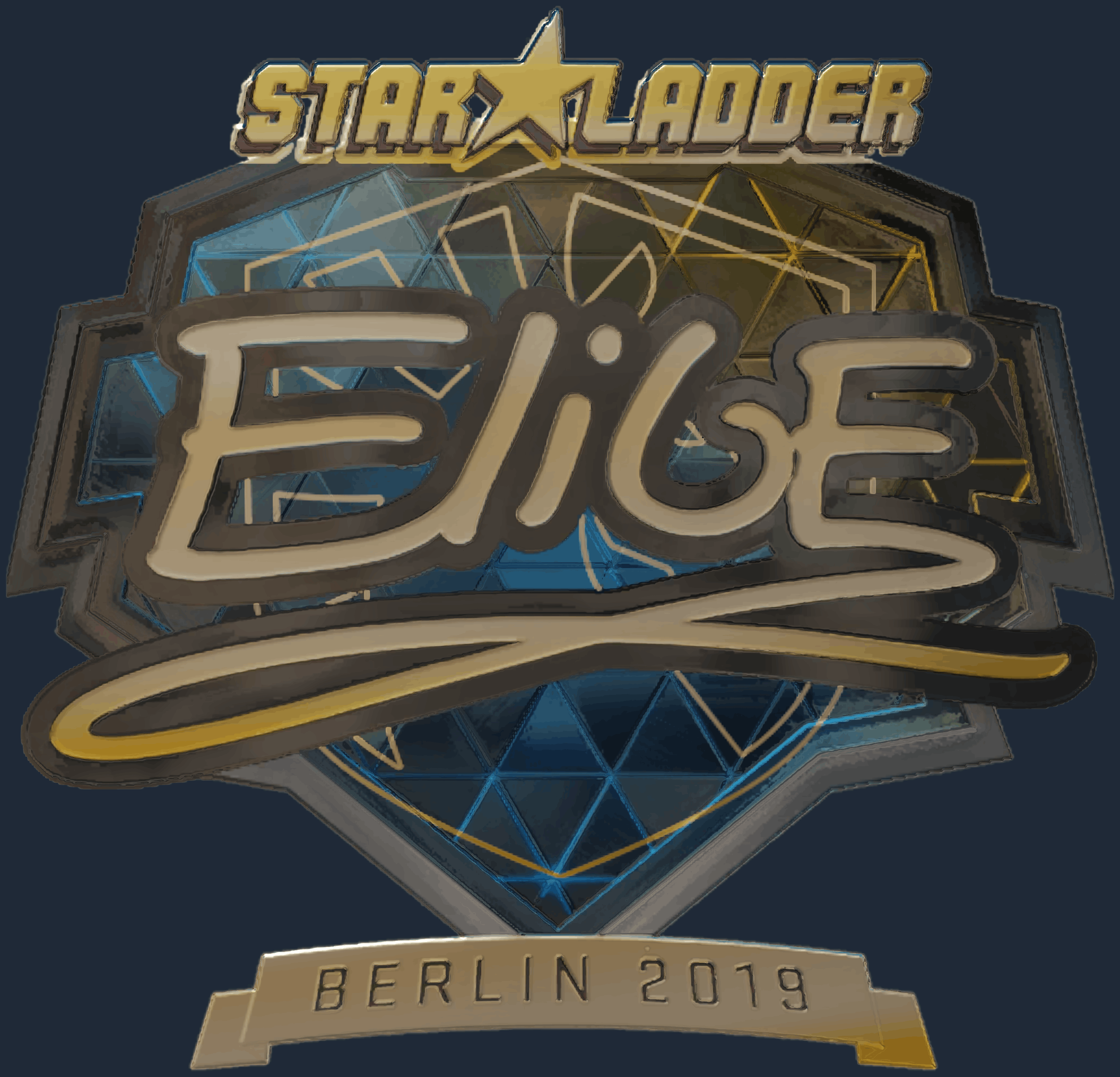 Sticker | EliGE (Gold) | Berlin 2019 Image
