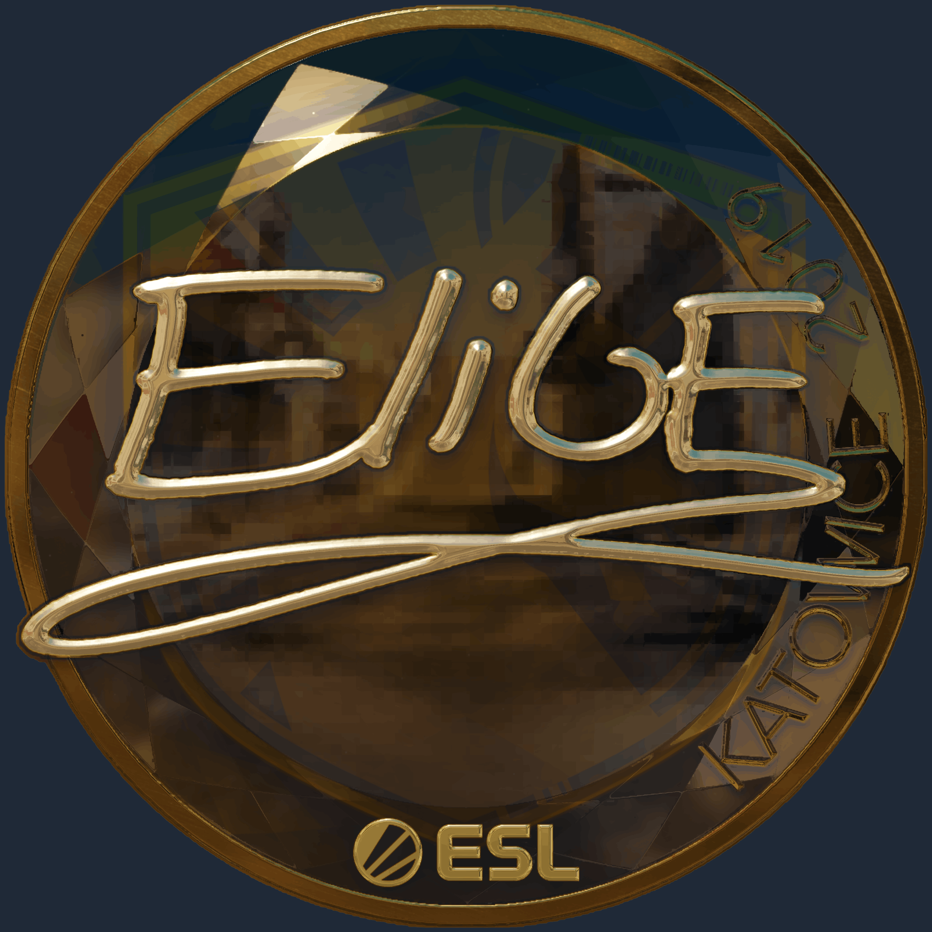 Sticker | EliGE (Gold) | Katowice 2019 Image