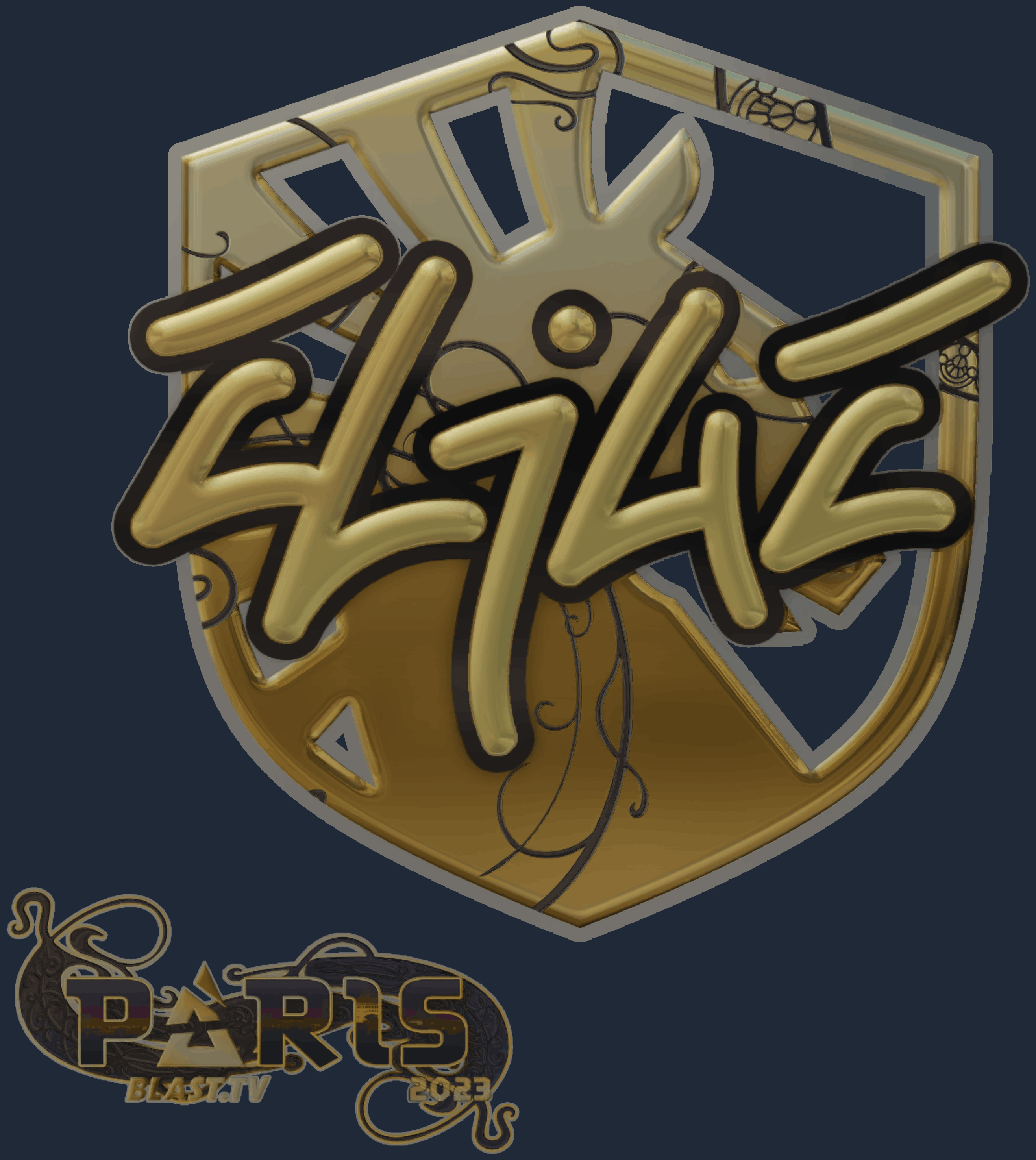 Sticker | EliGE (Gold) | Paris 2023 Image