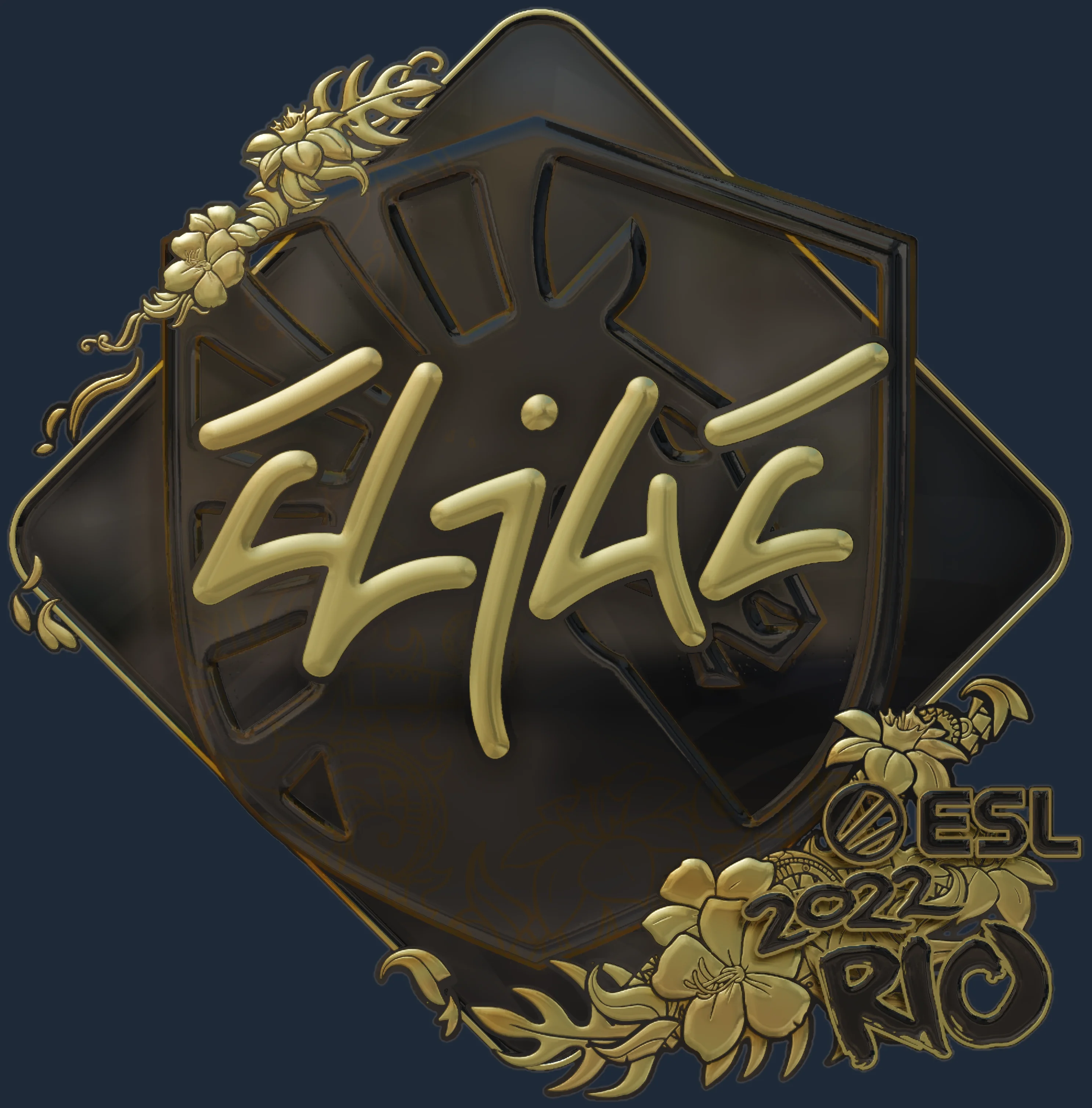 Sticker | EliGE (Gold) | Rio 2022 Image