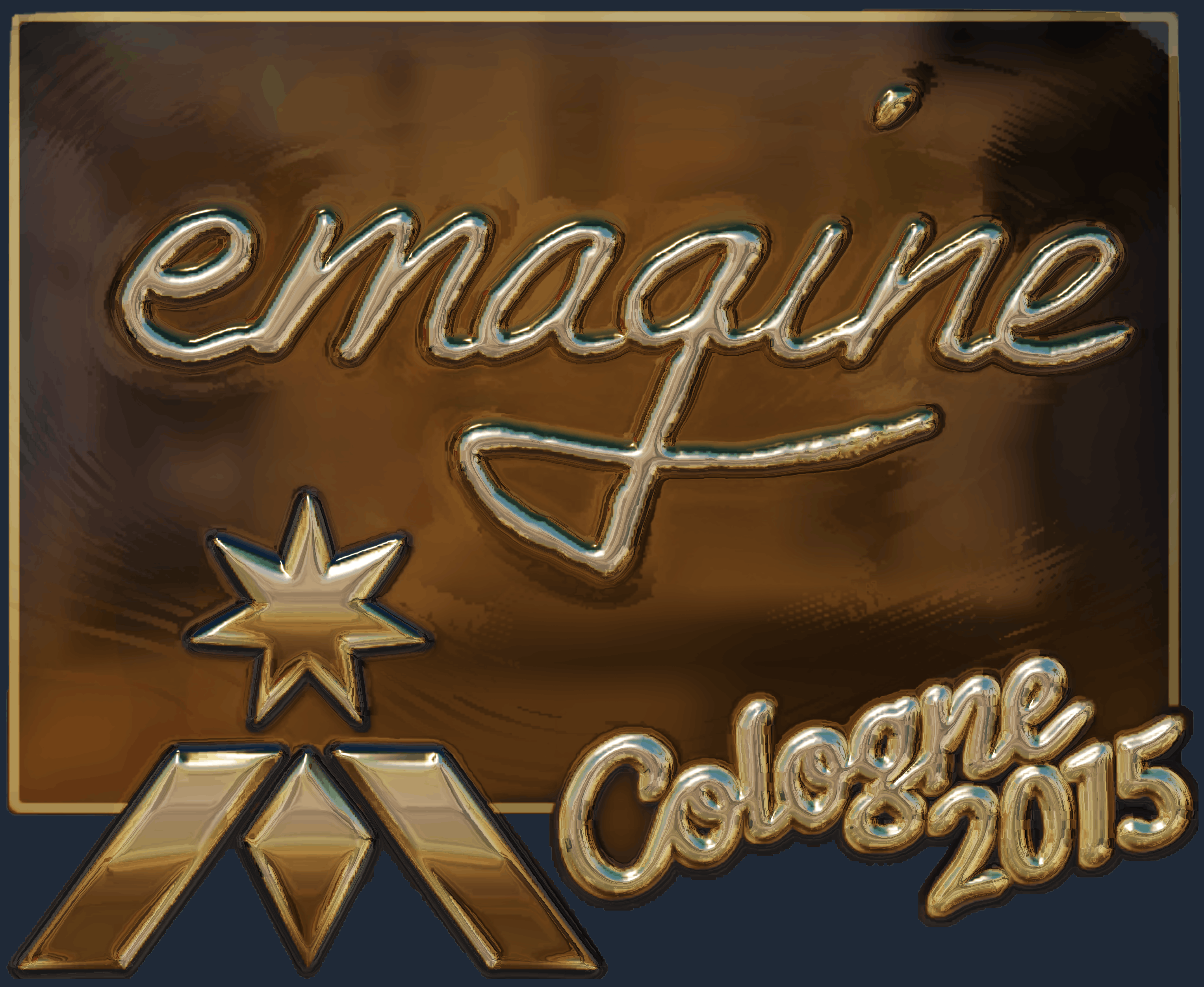 Sticker | emagine (Gold) | Cologne 2015 Screenshot