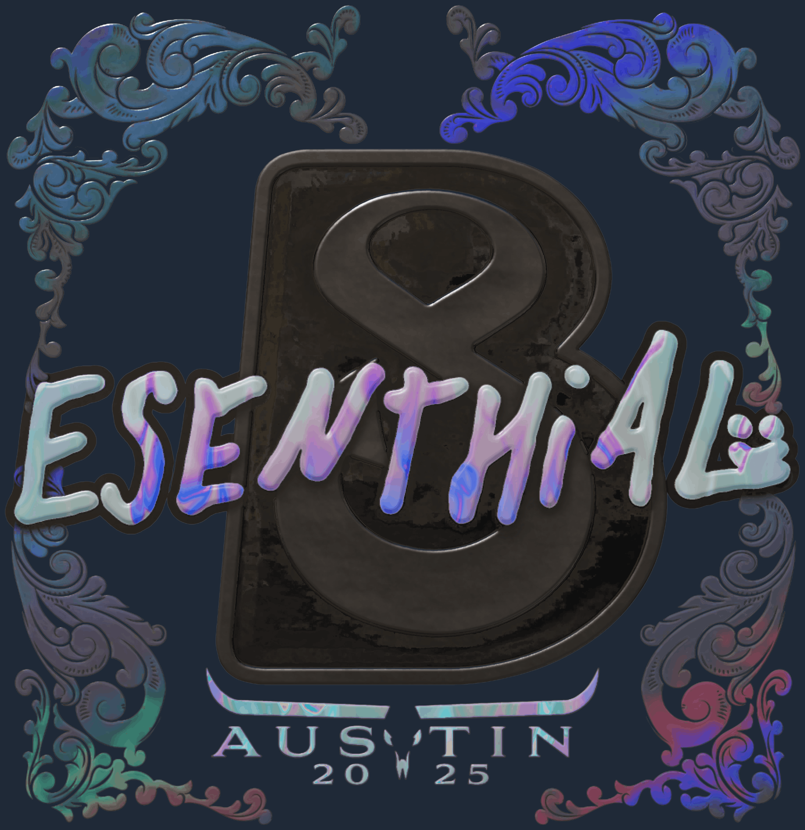 Sticker | esenthial (Holo) | Austin 2025 Image