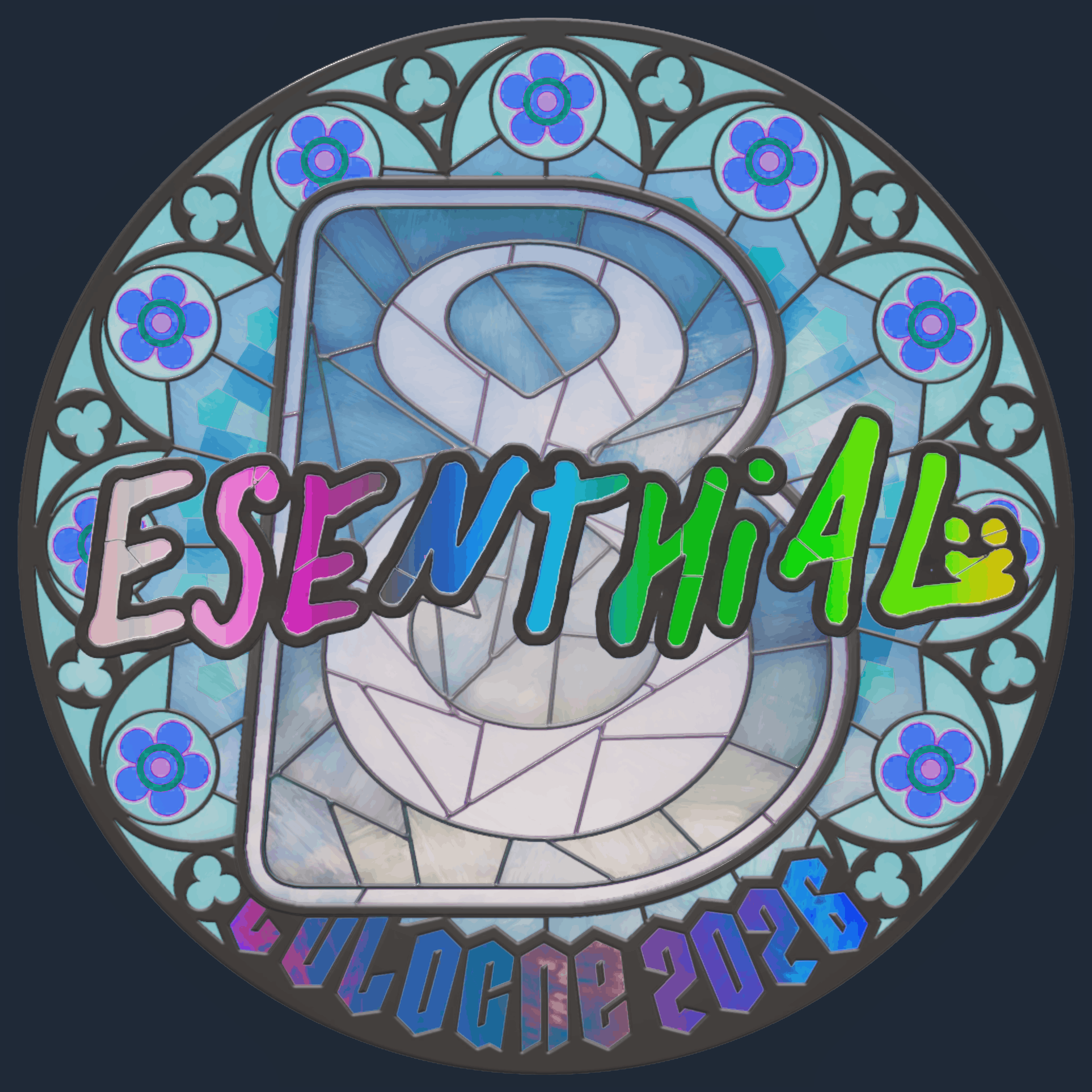 Sticker | esenthial (Holo) | Cologne 2026 Image