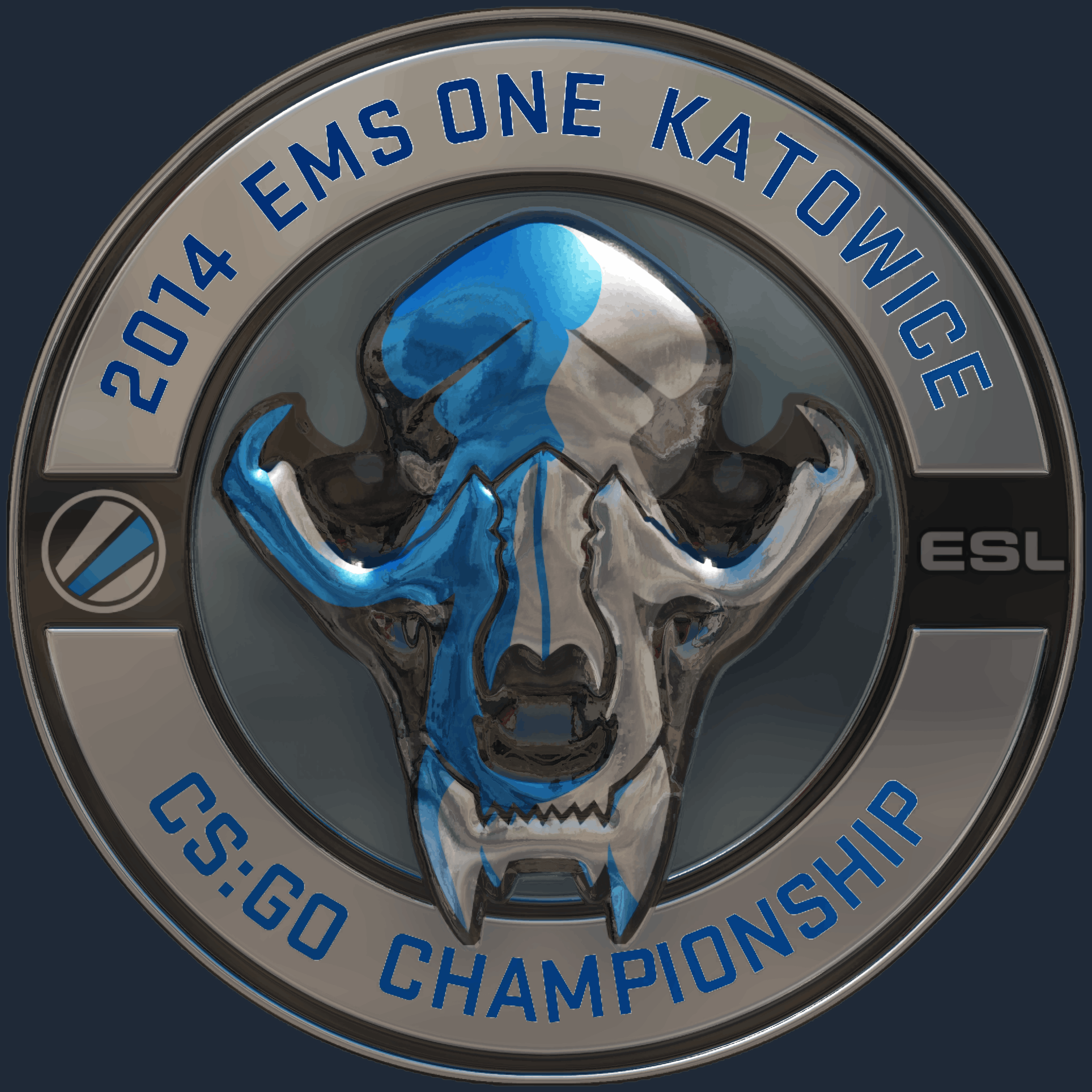 Sticker | ESL Skull (Foil) | Katowice 2014 Image