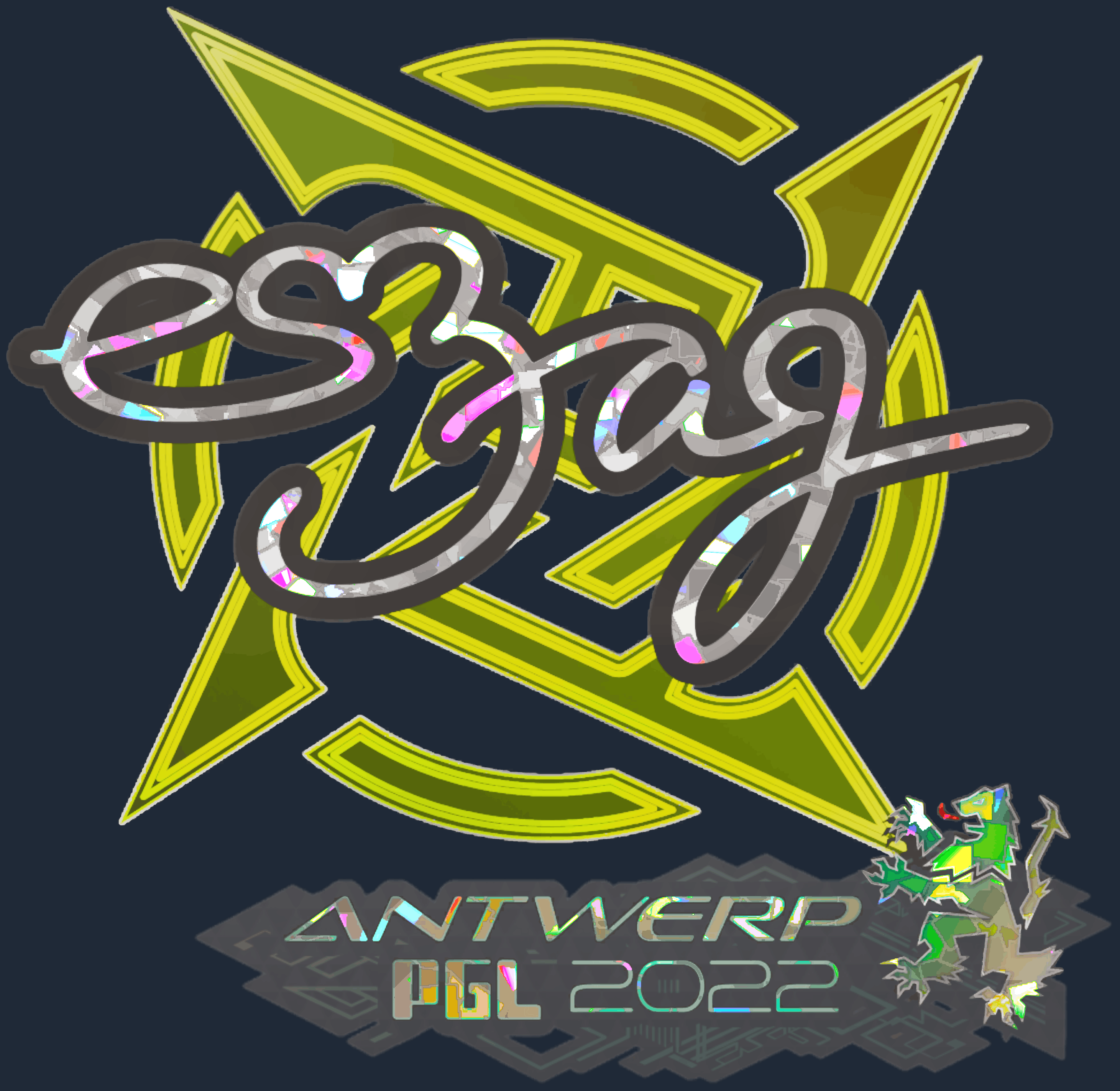 Sticker | es3tag (Glitter) | Antwerp 2022 Image