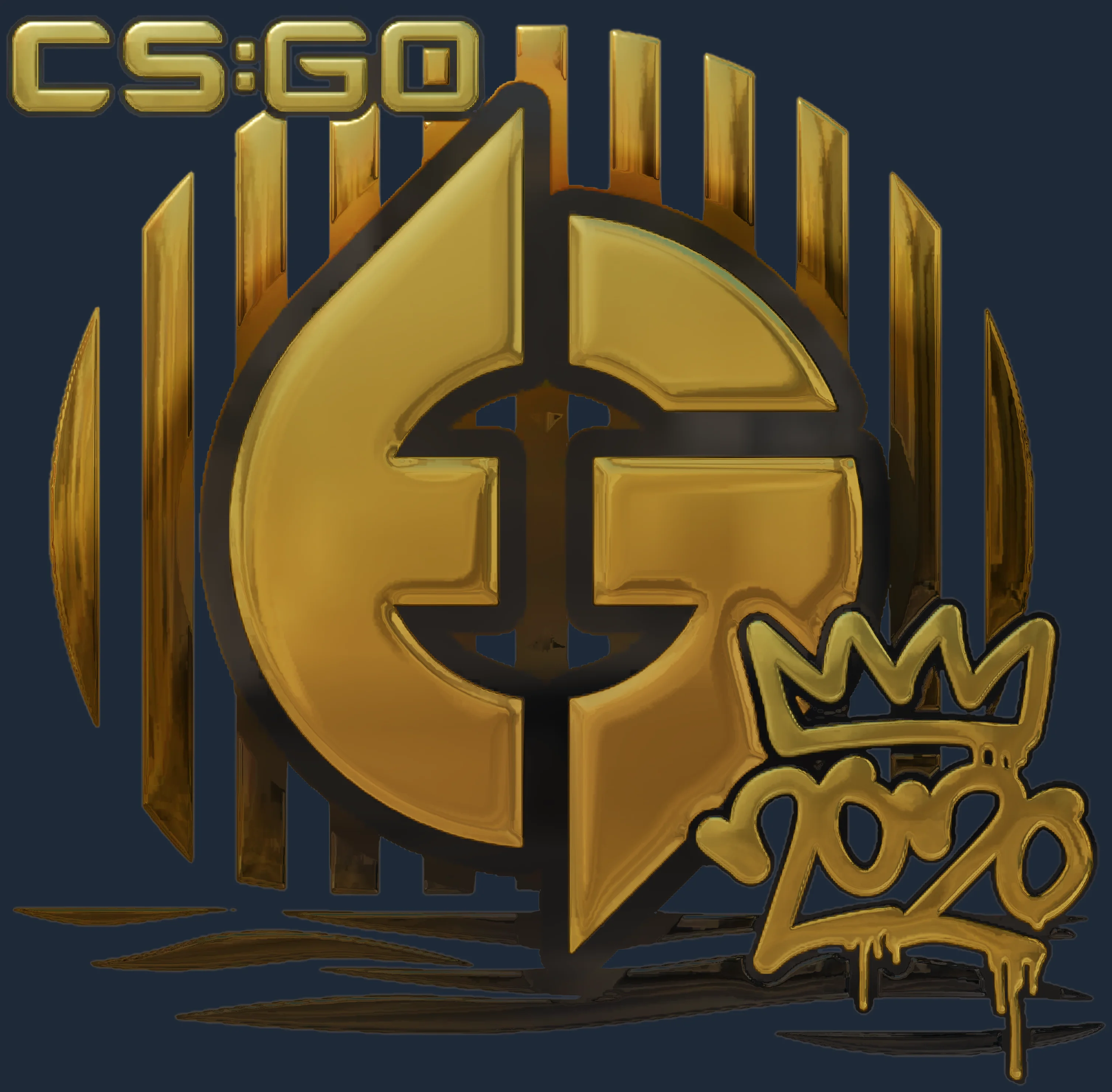 Sticker | Evil Geniuses (Gold) | 2020 RMR Image
