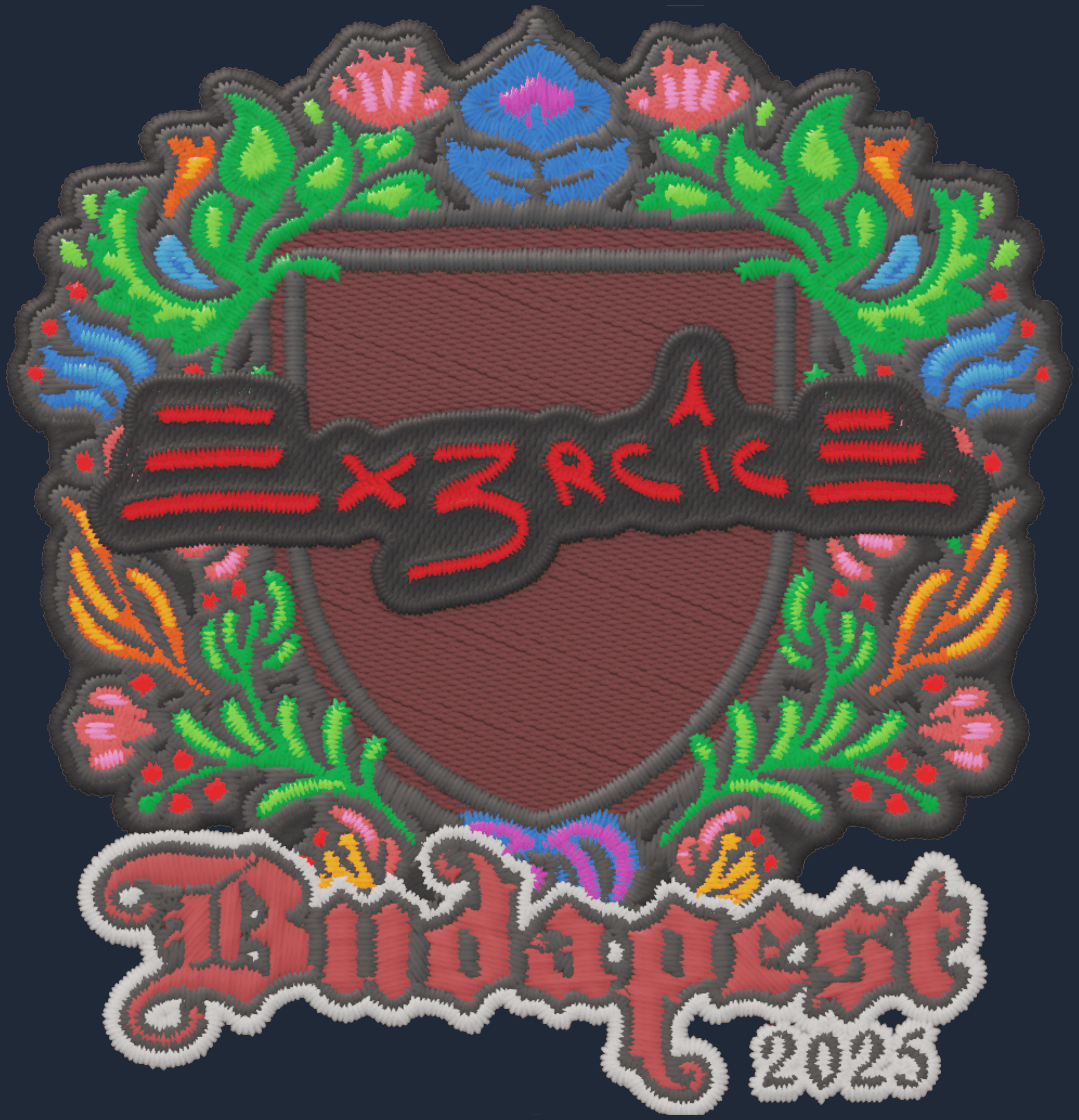 Sticker | Ex3rcice (Embroidered) | Budapest 2025 Image
