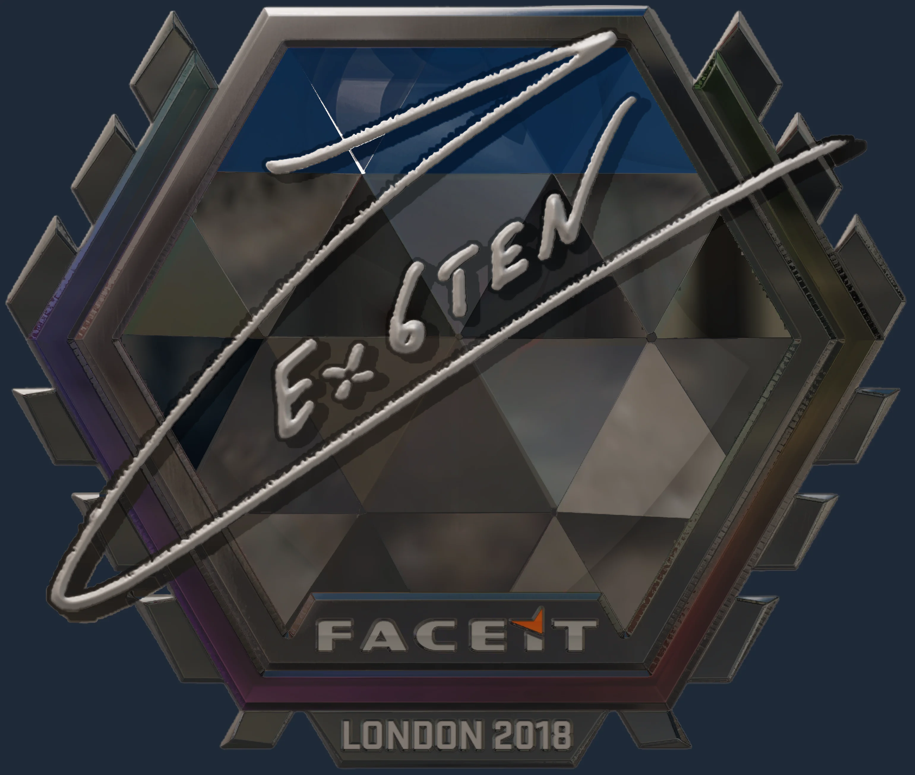 Sticker | Ex6TenZ (Foil) | London 2018 Image