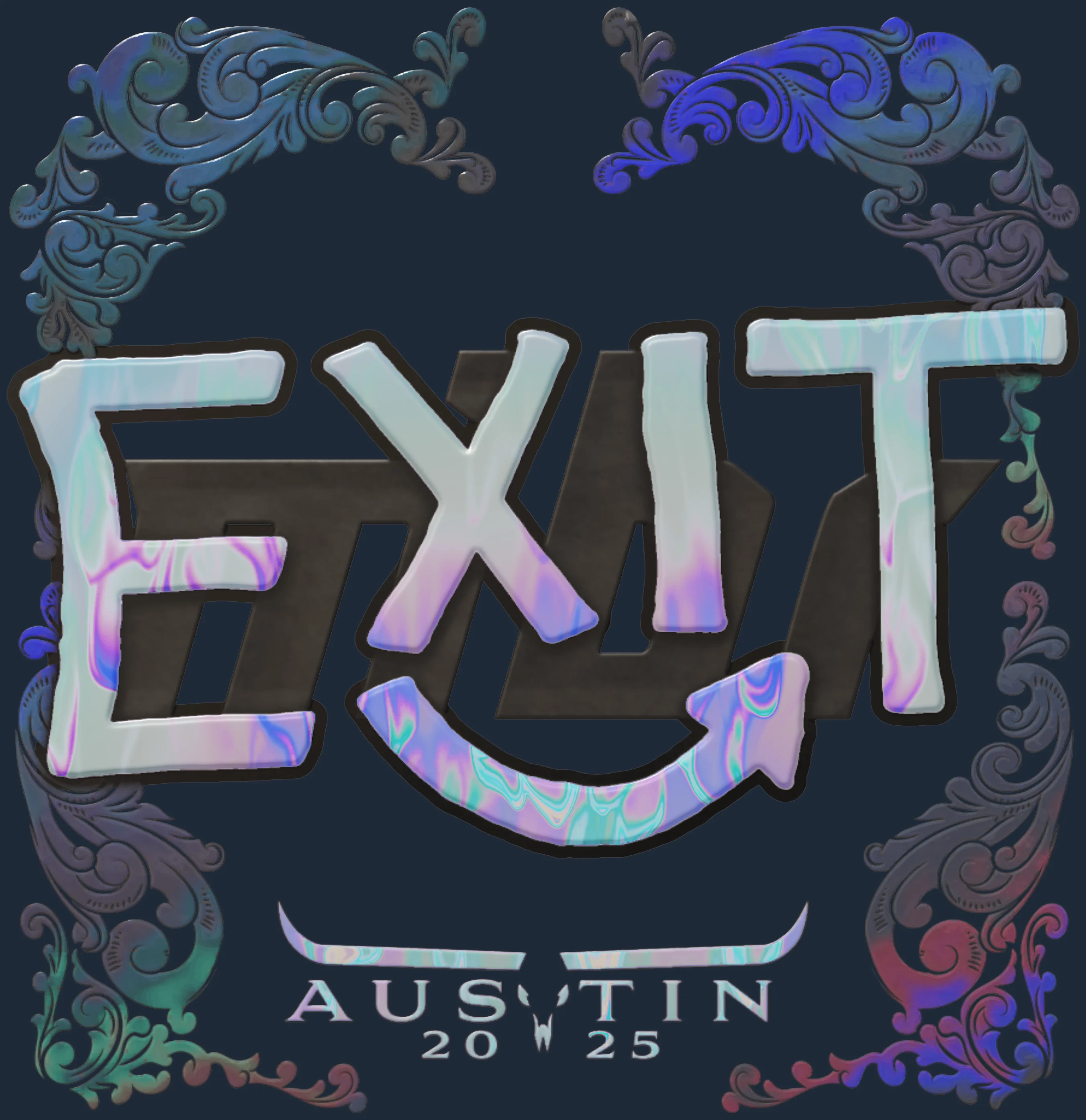Sticker | exit (Holo) | Austin 2025 Image