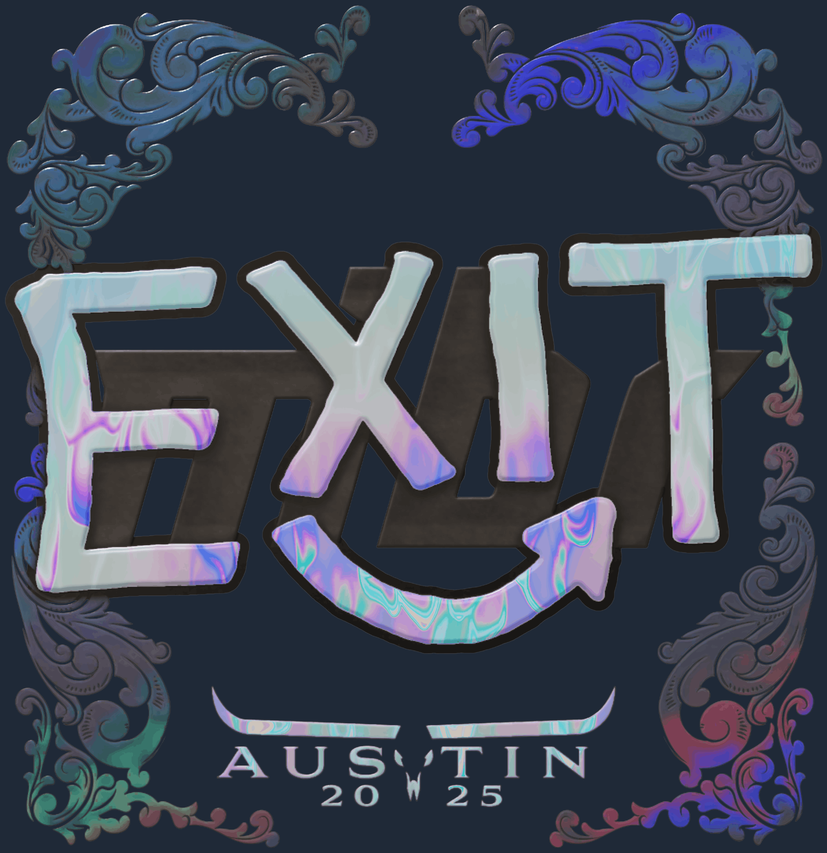 Sticker | exit (Holo) | Austin 2025 Image
