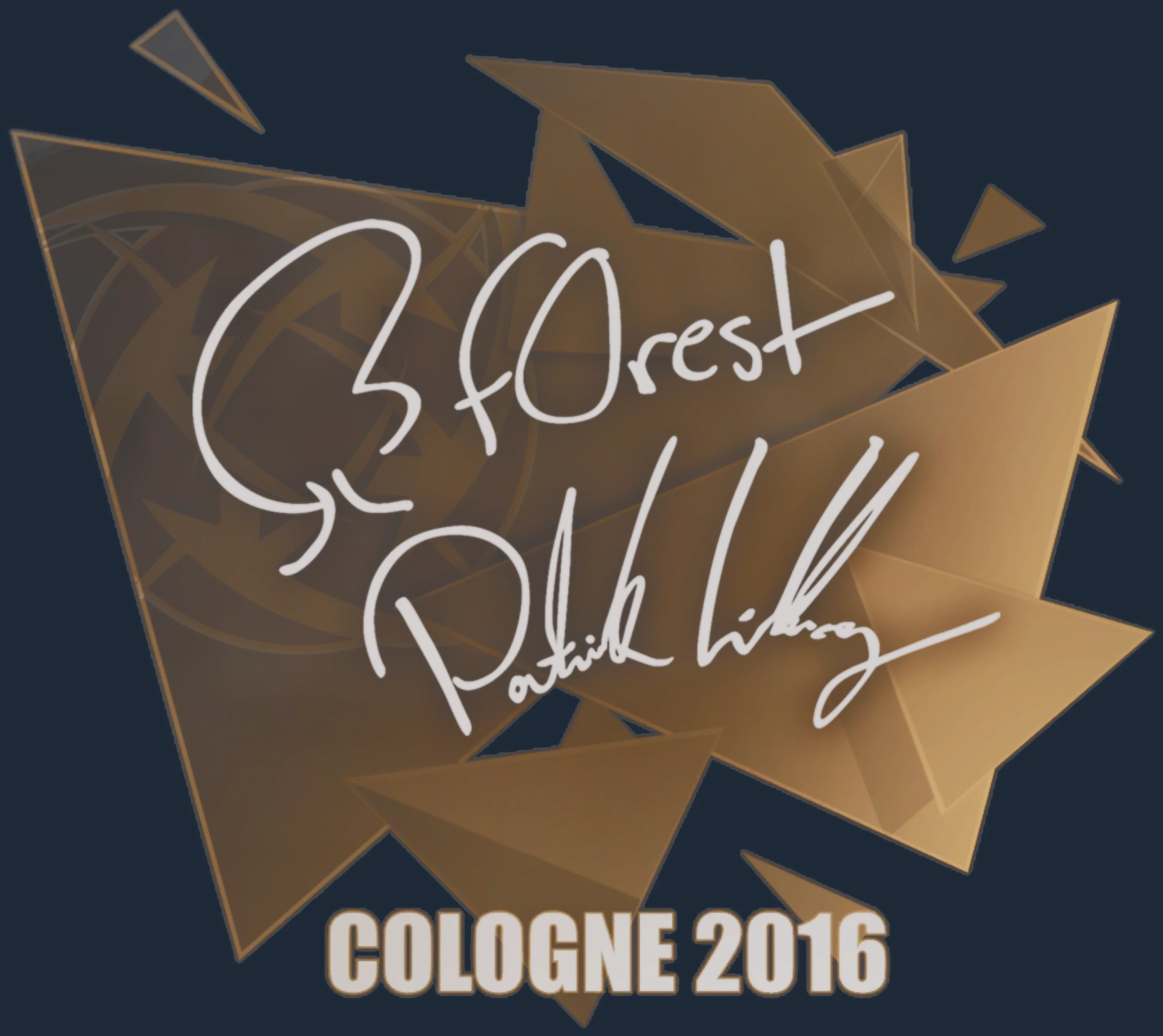 Sticker | f0rest | Cologne 2016 Image