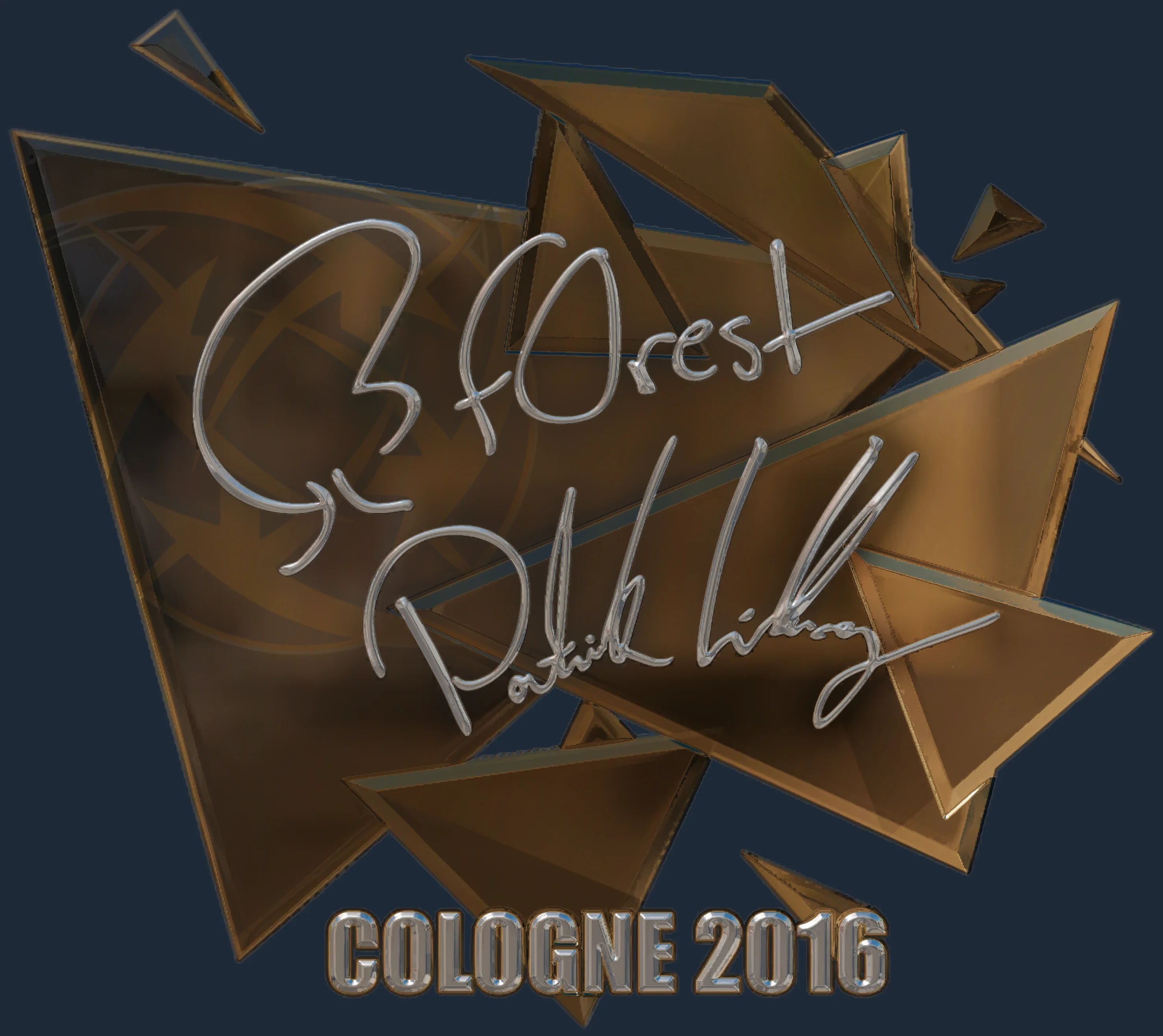 Sticker | f0rest (Foil) | Cologne 2016 Image