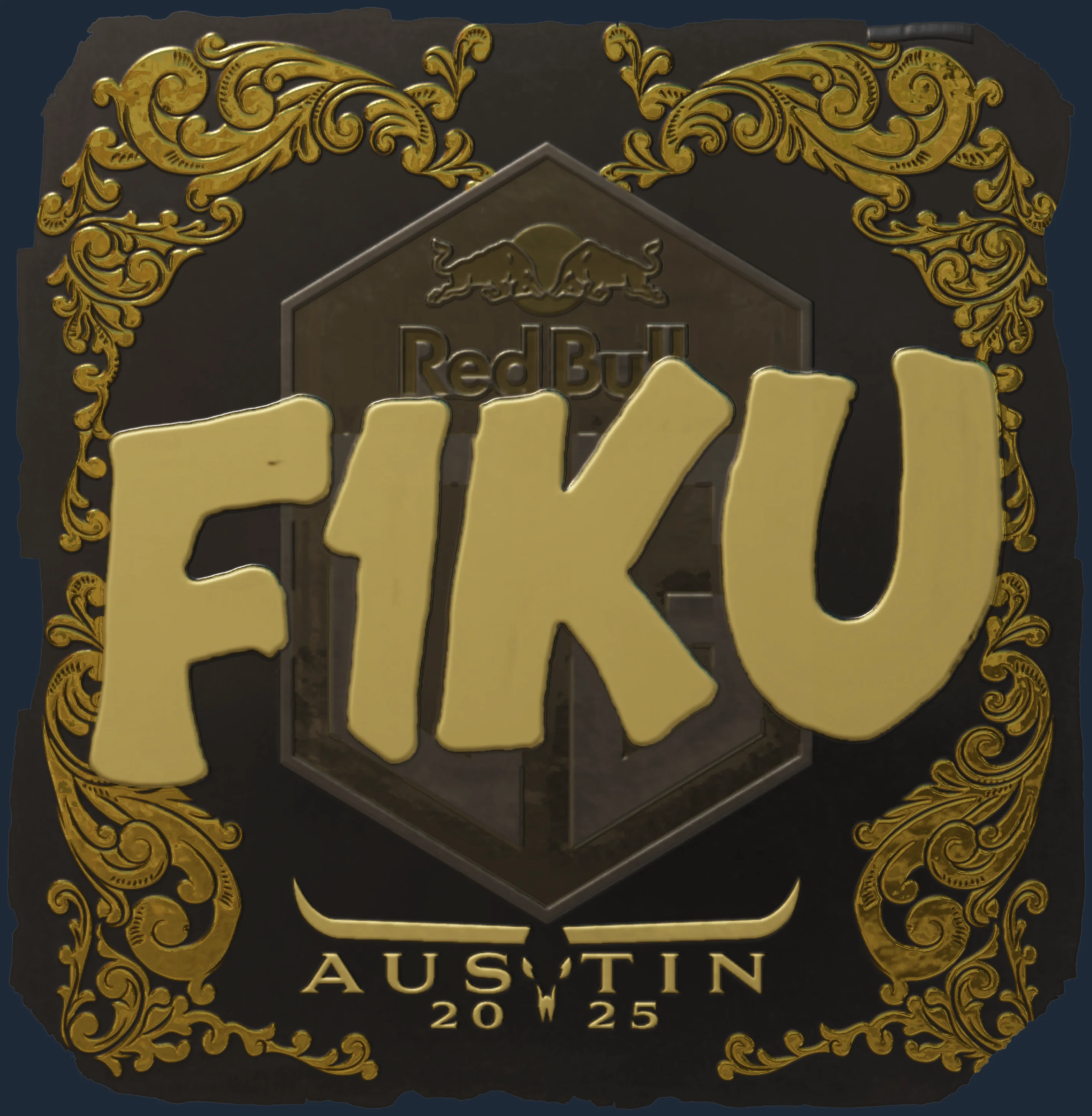 Sticker | F1KU (Gold) | Austin 2025 Image