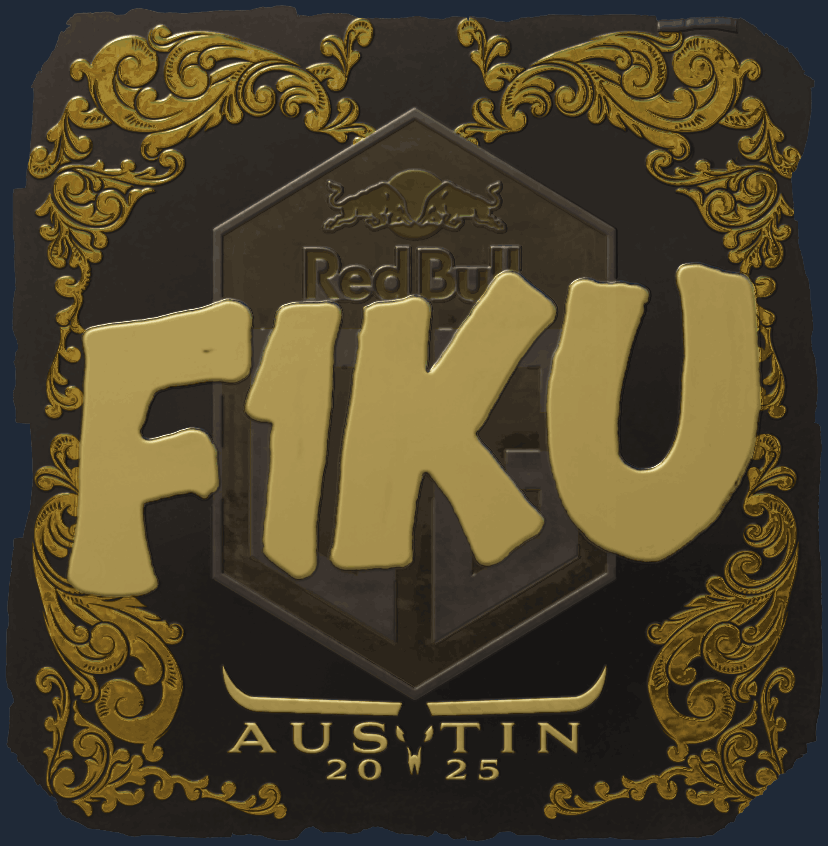 Sticker | F1KU (Gold) | Austin 2025 Image
