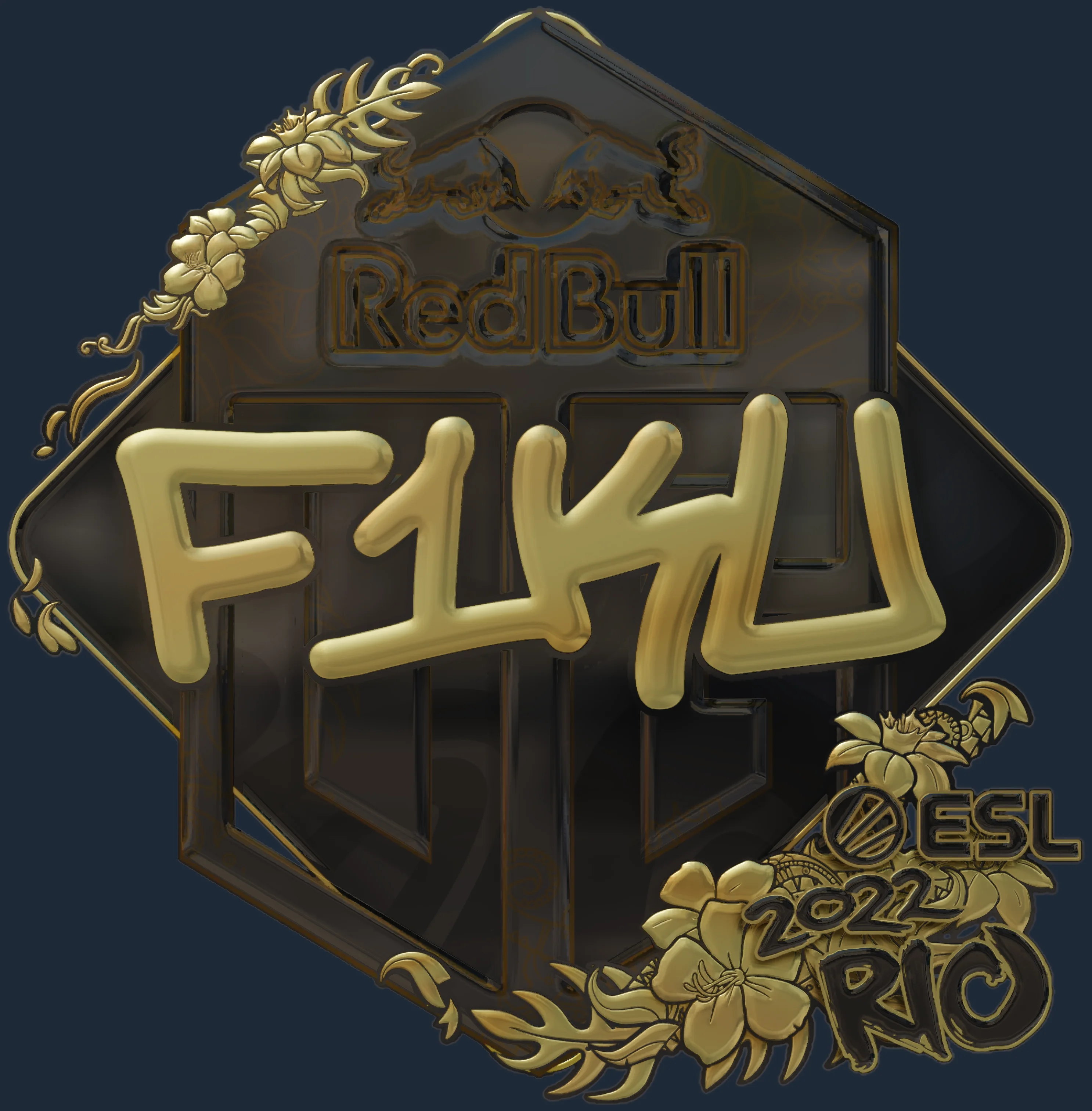 Sticker | F1KU (Gold) | Rio 2022 Image
