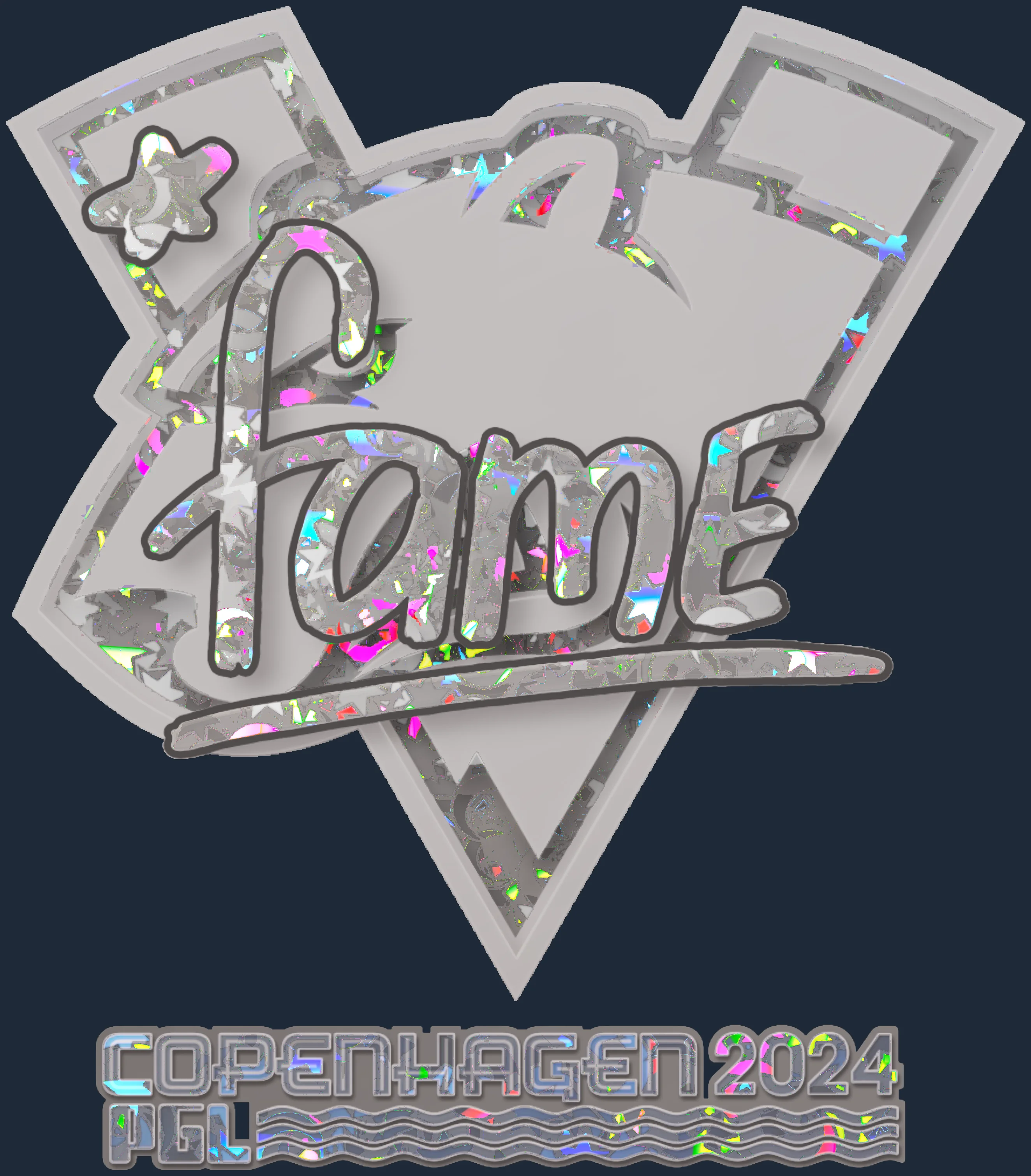 Sticker | fame (Glitter) | Copenhagen 2024 Image