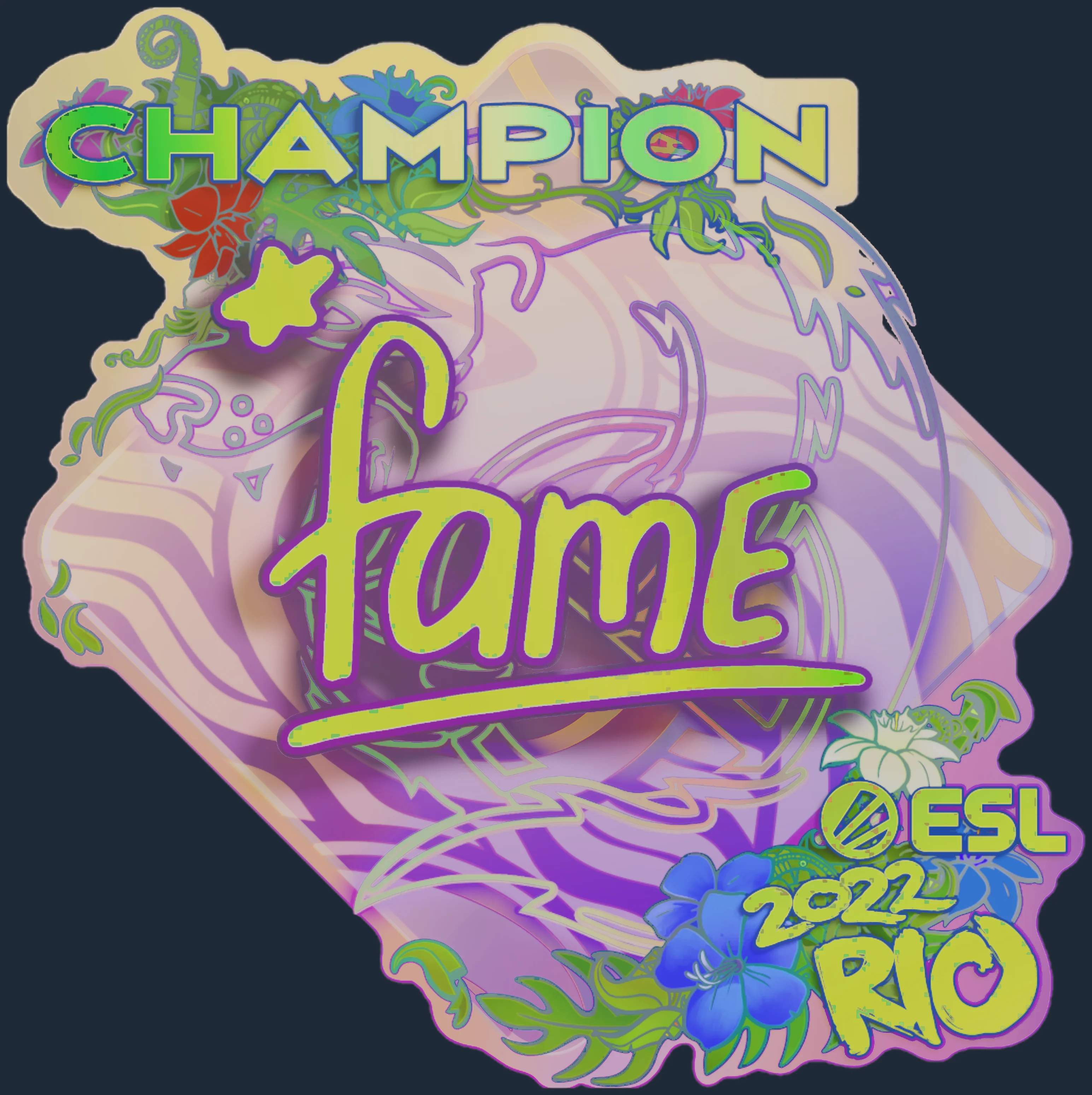 Sticker | fame (Holo, Champion) | Rio 2022 Image