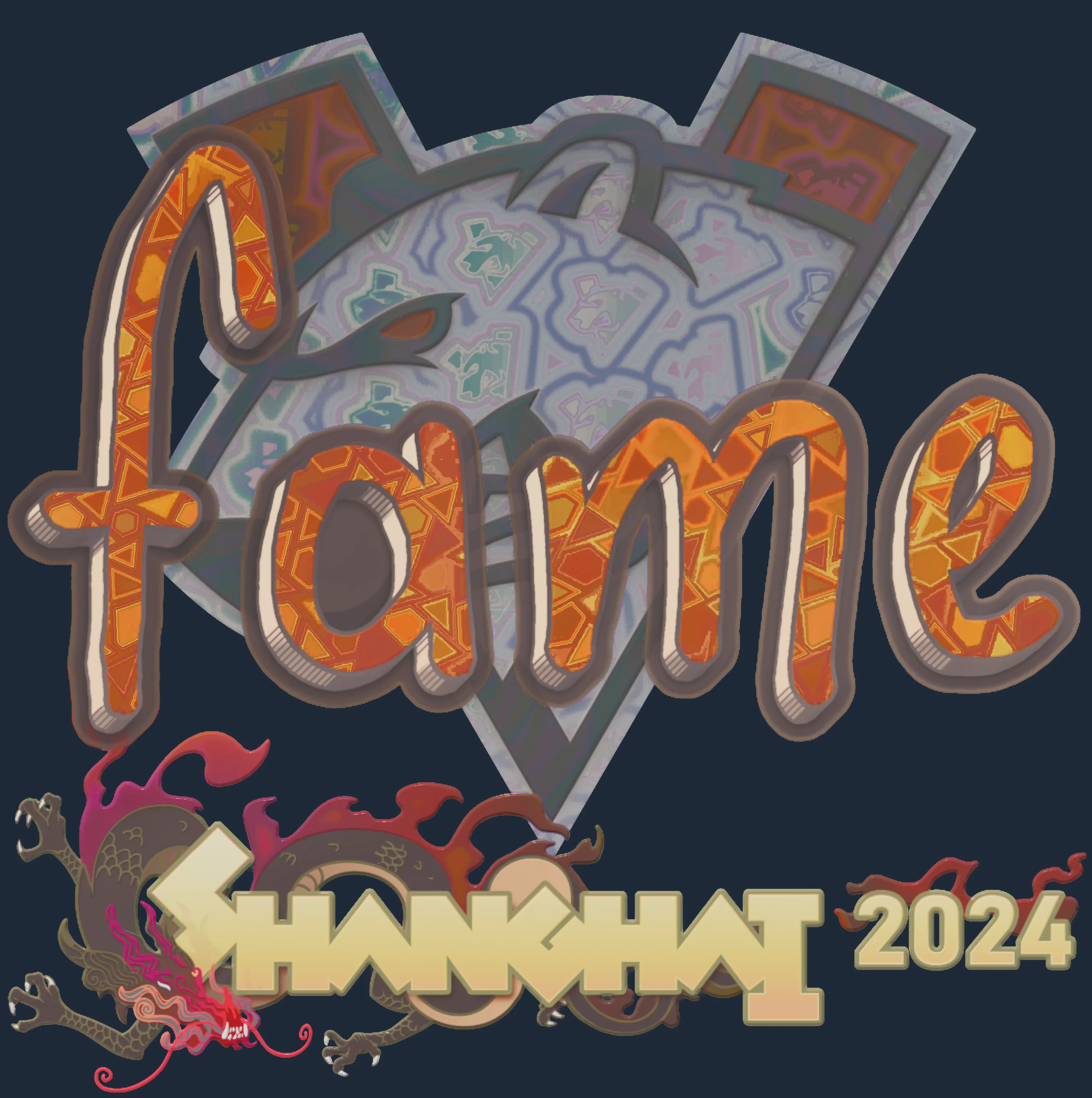 Sticker | fame (Holo) | Shanghai 2024 Image