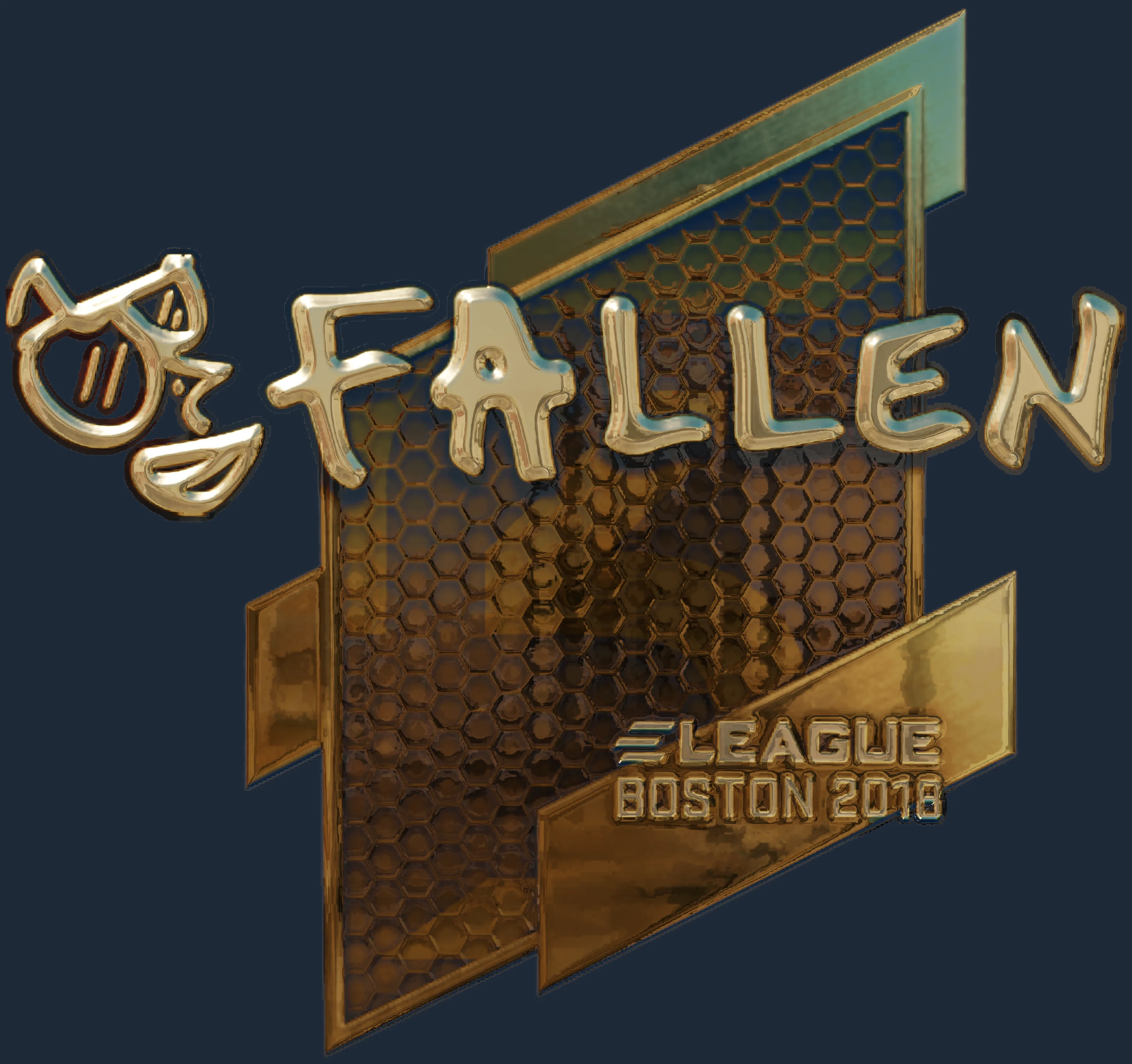 Sticker | FalleN (Gold) | Boston 2018 Image