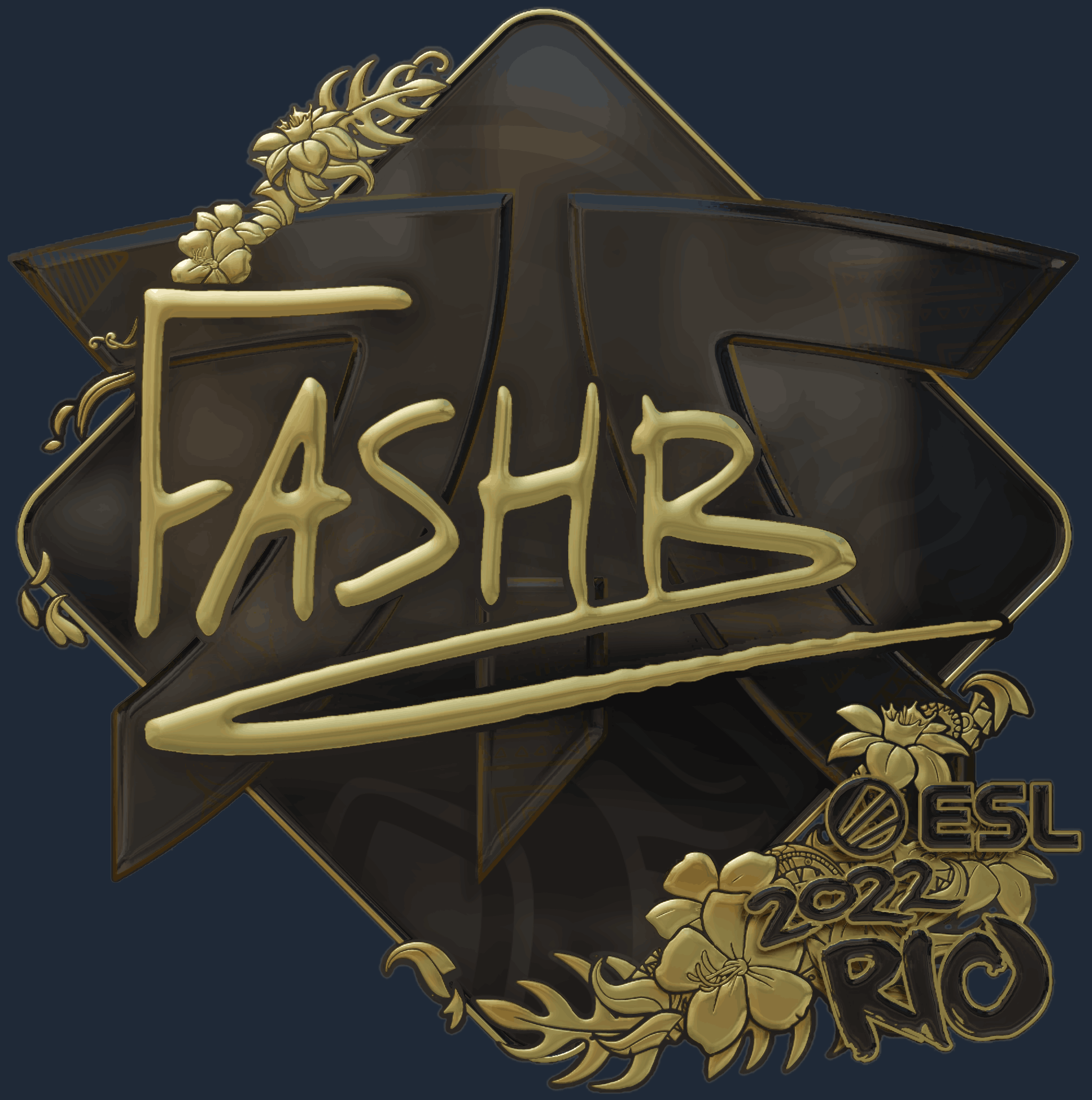 Sticker | FASHR (Gold) | Rio 2022 Image