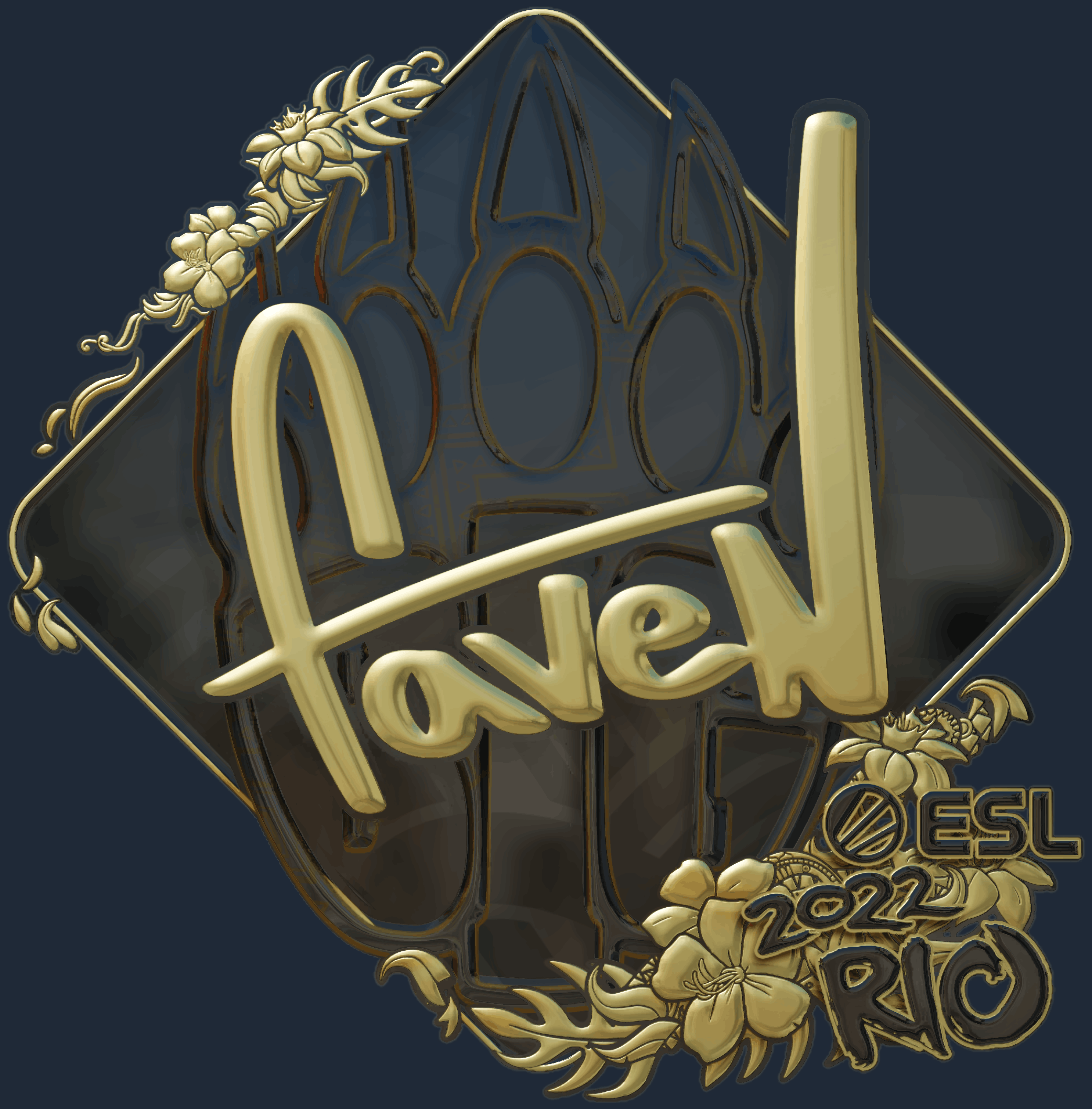 Sticker | faveN (Gold) | Rio 2022 Image