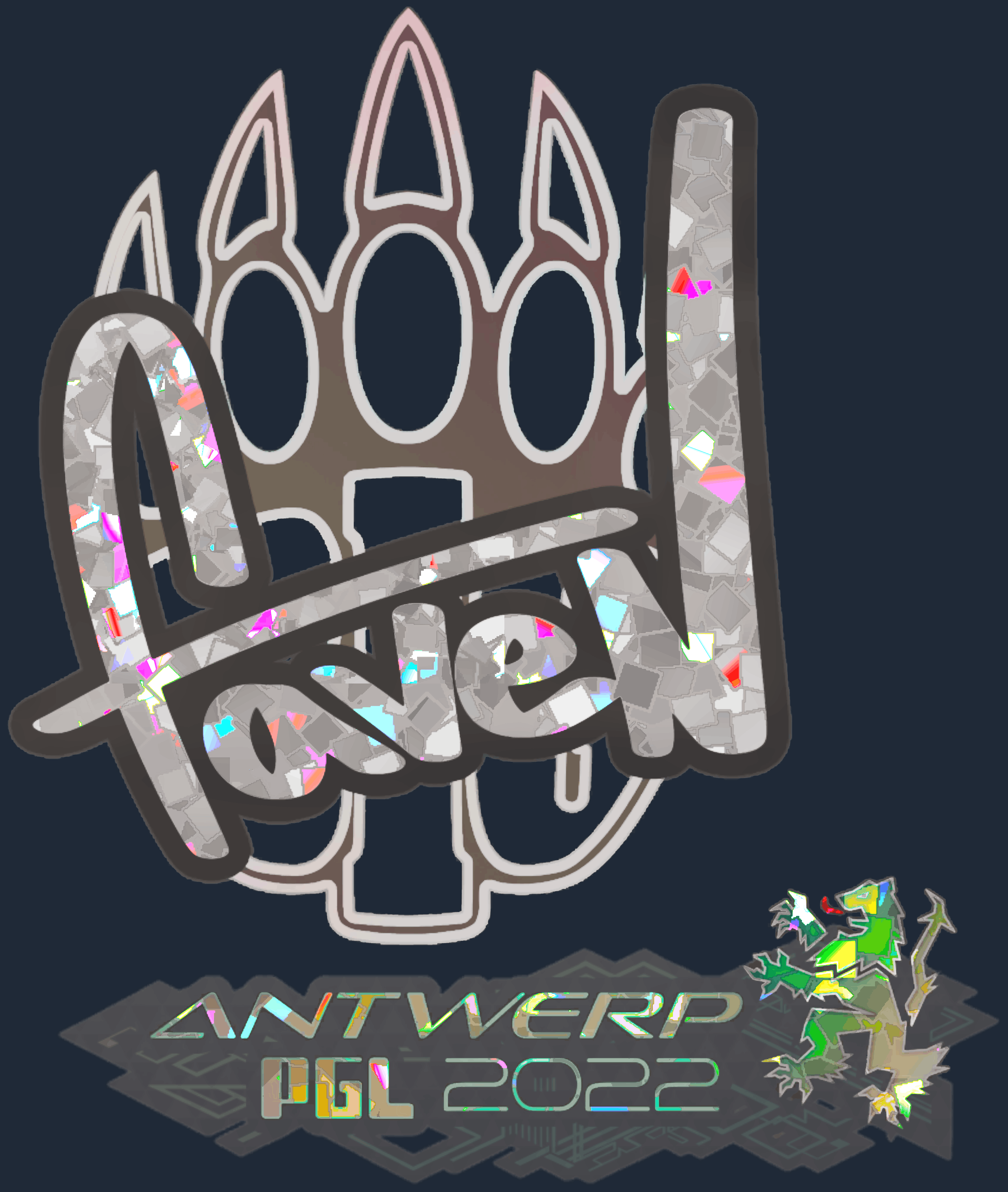 Sticker | faveN (Glitter) | Antwerp 2022 Image