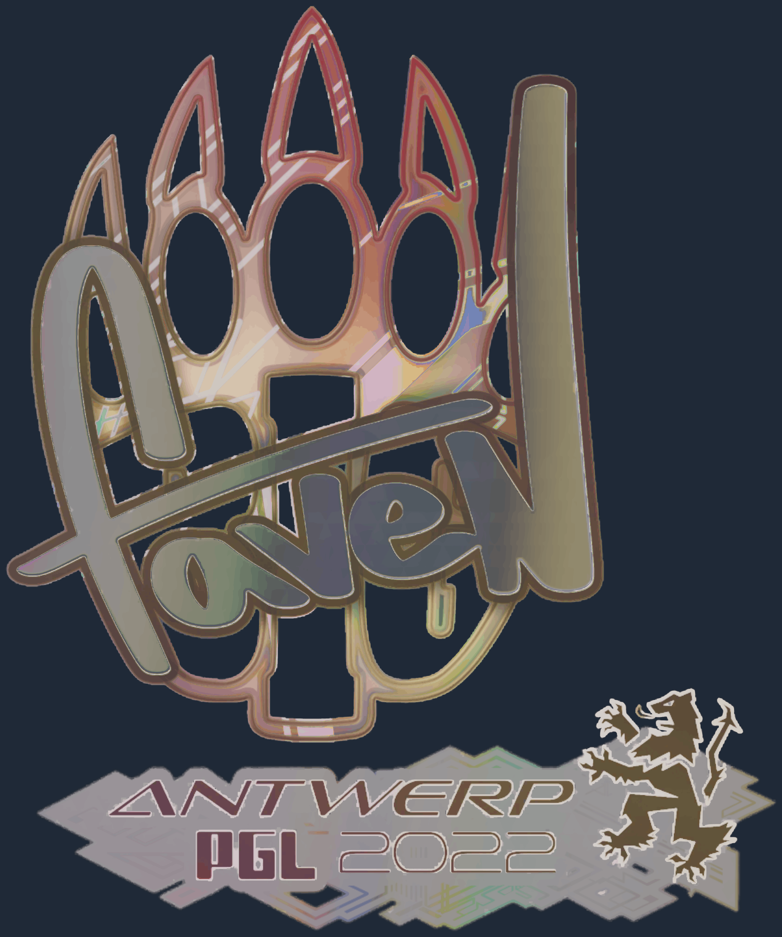 Sticker | faveN (Holo) | Antwerp 2022 Image