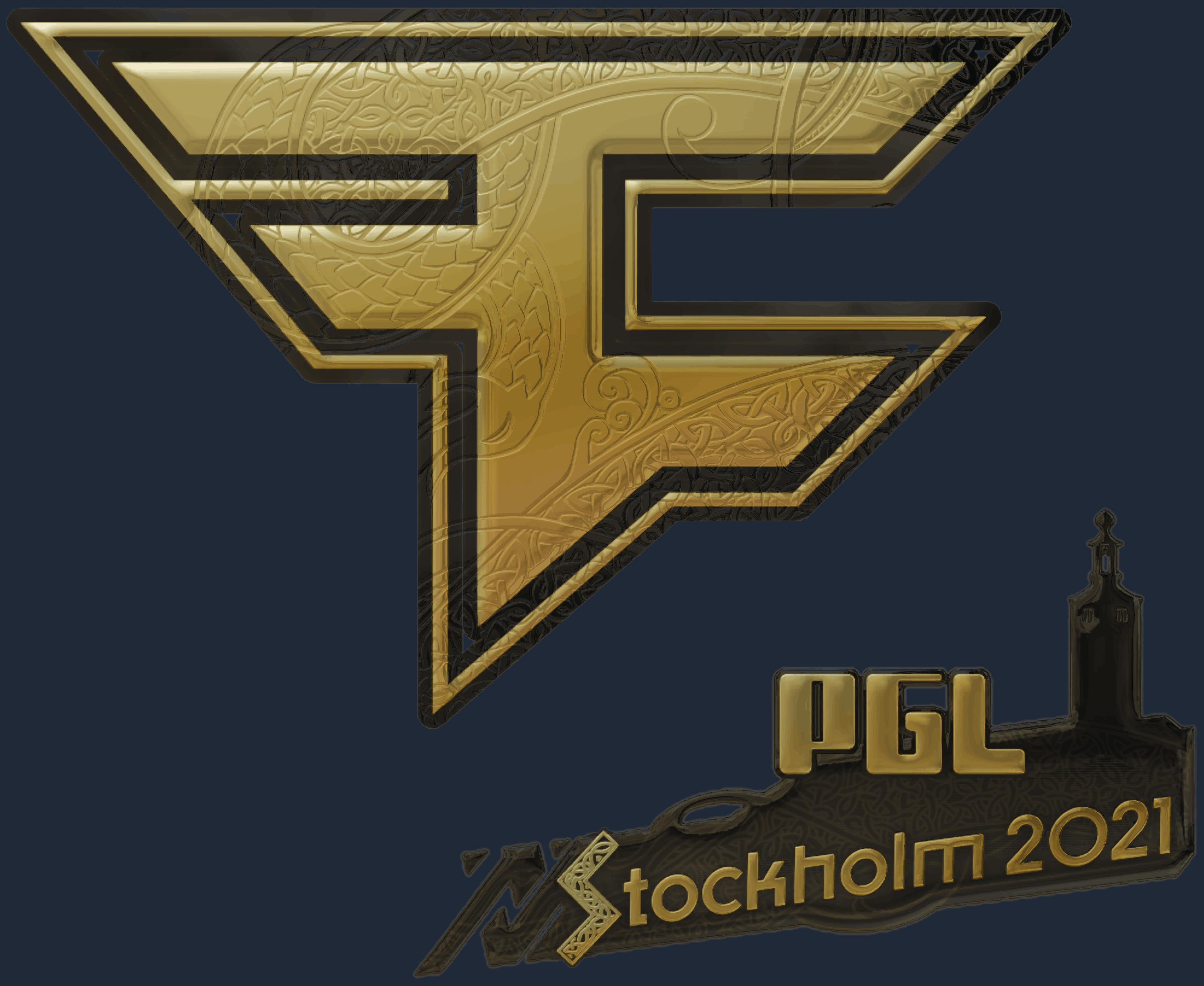 Sticker | FaZe Clan (Gold) | Stockholm 2021 Image