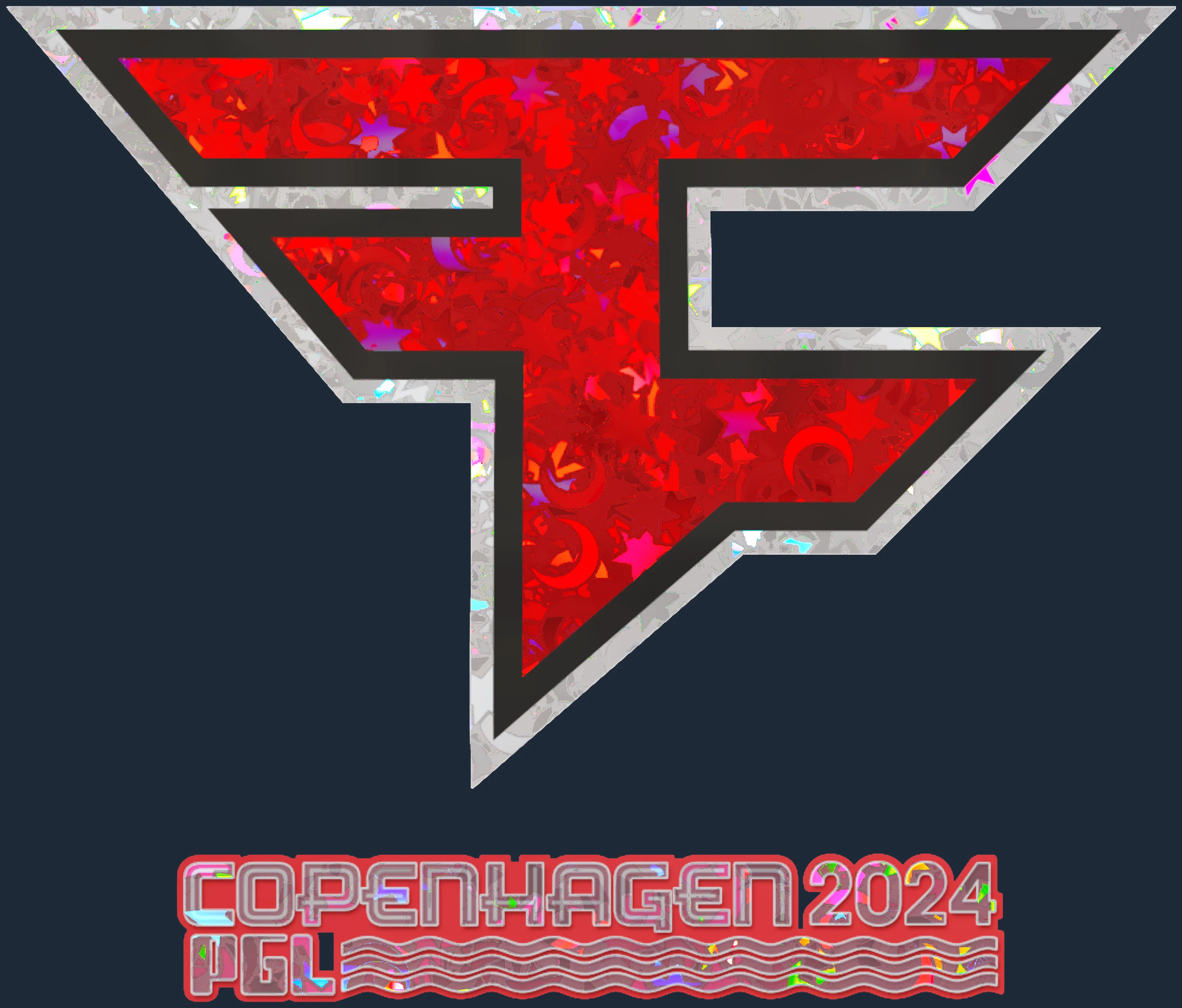 Sticker | FaZe Clan (Glitter) | Copenhagen 2024 Image