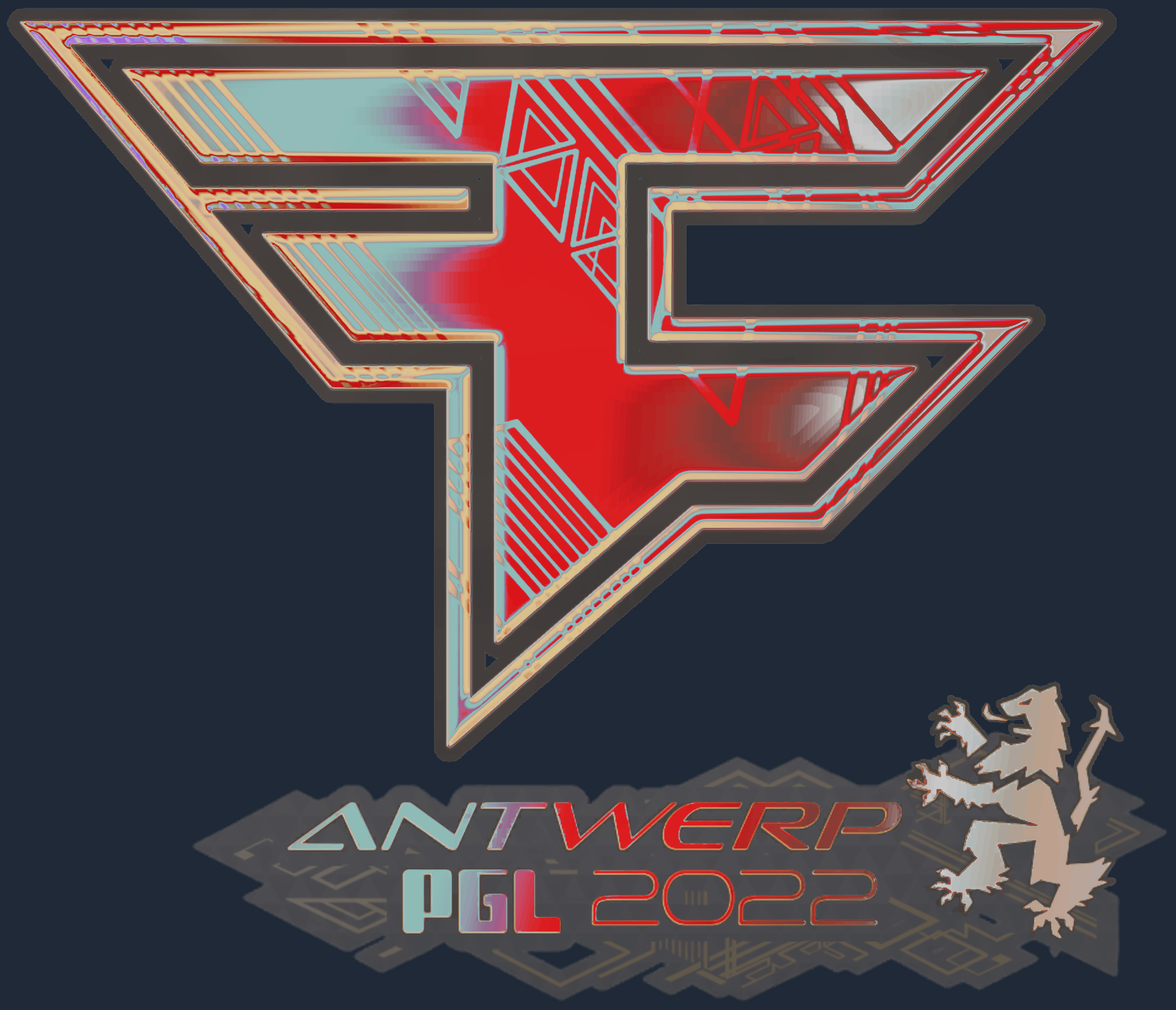 Sticker | FaZe Clan (Holo) | Antwerp 2022 Image