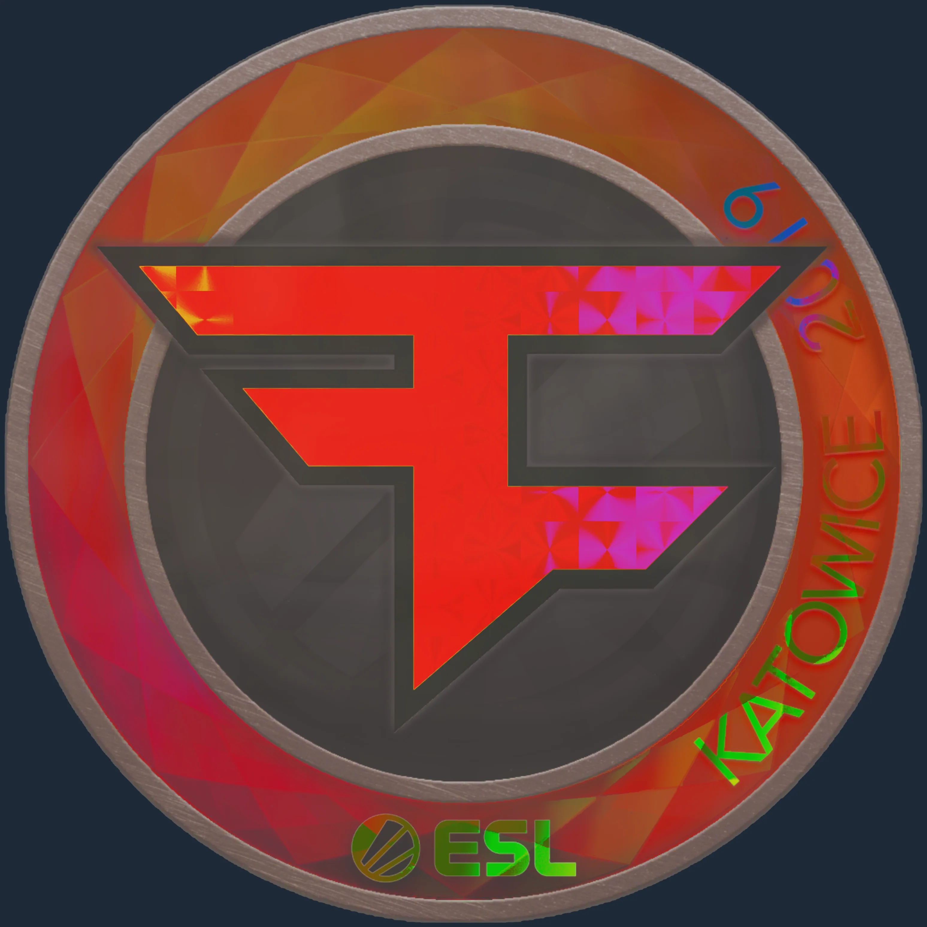 Sticker | FaZe Clan (Holo) | Katowice 2019 Image