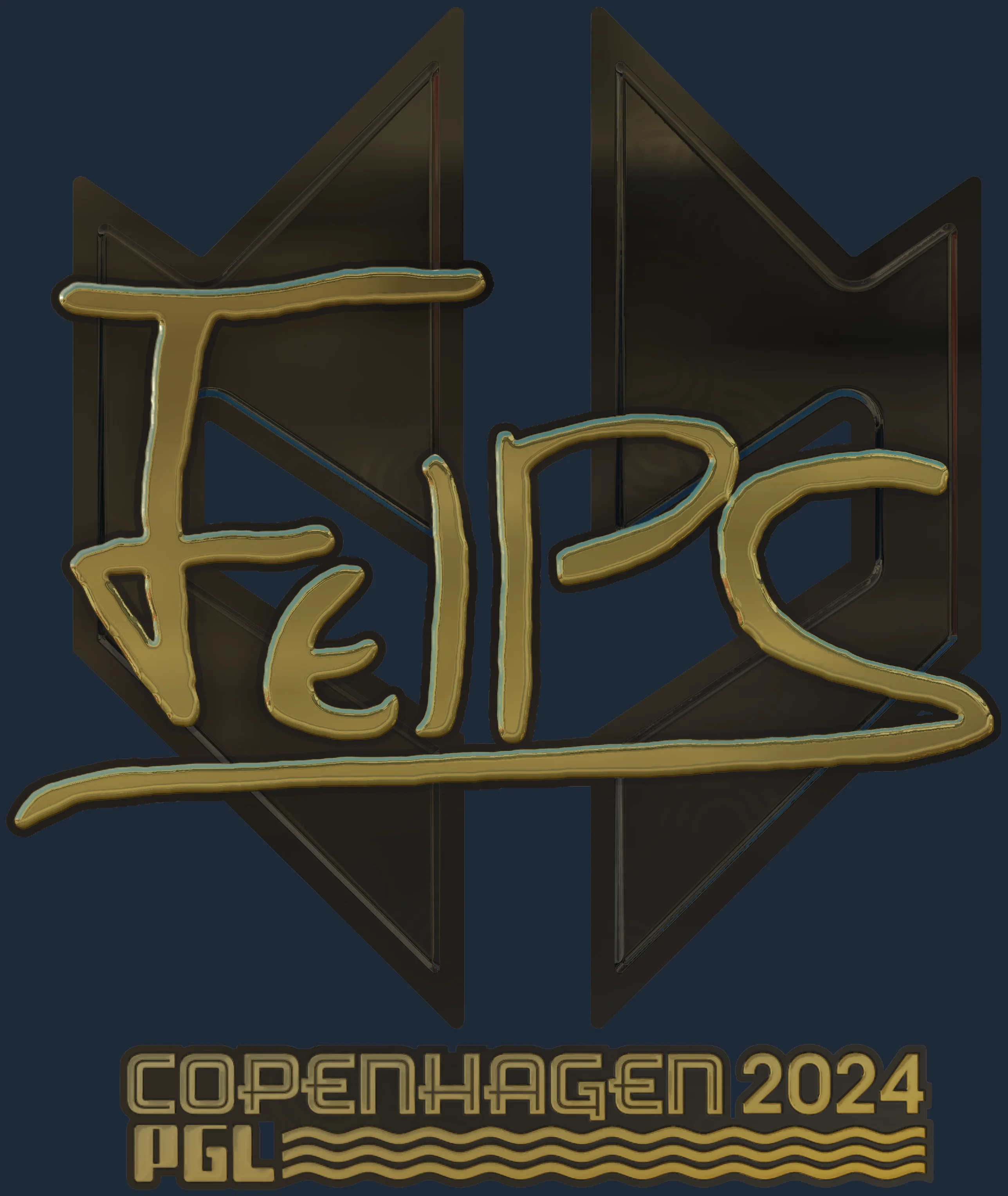 Sticker | felps (Gold) | Copenhagen 2024 Image