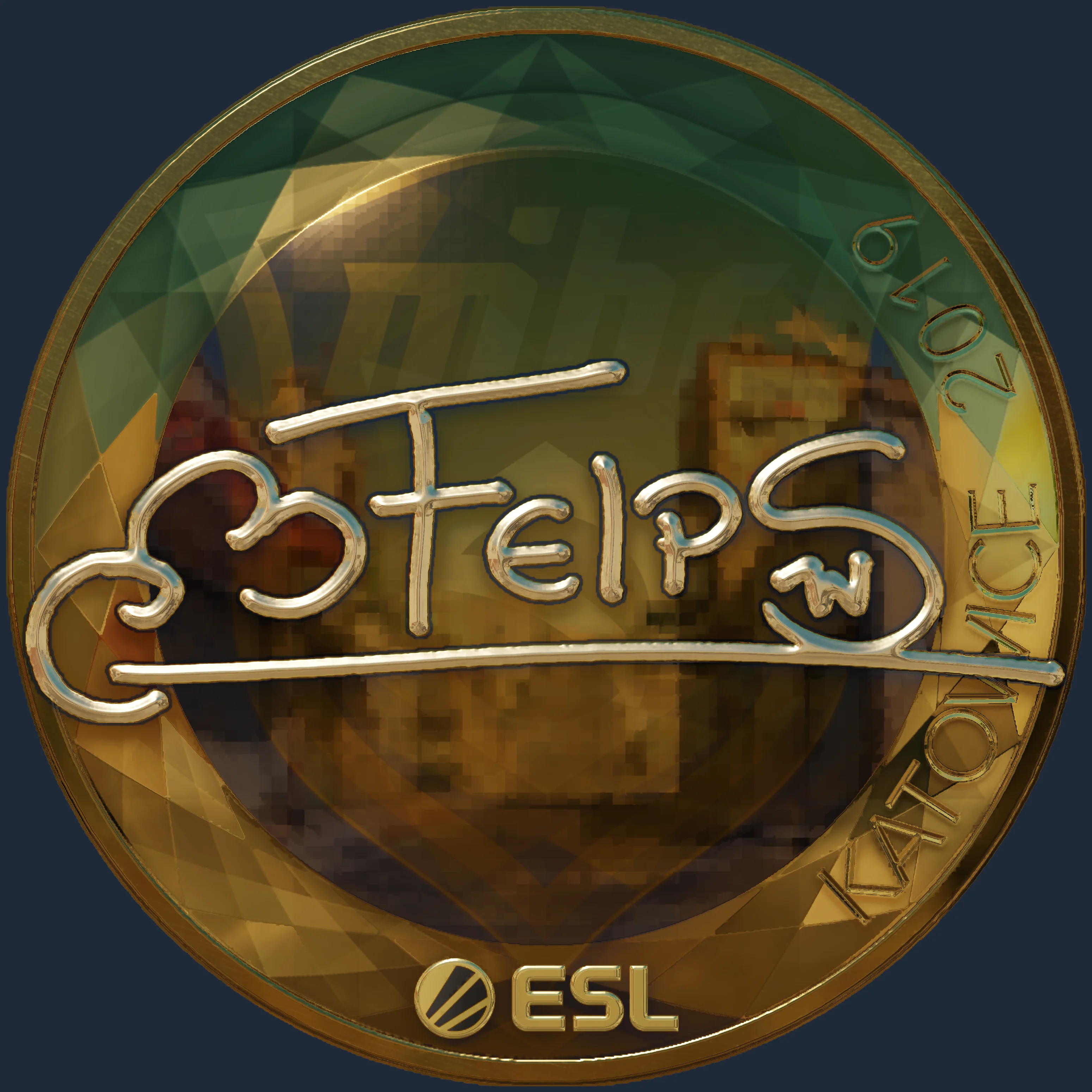 Sticker | felps (Gold) | Katowice 2019 Image
