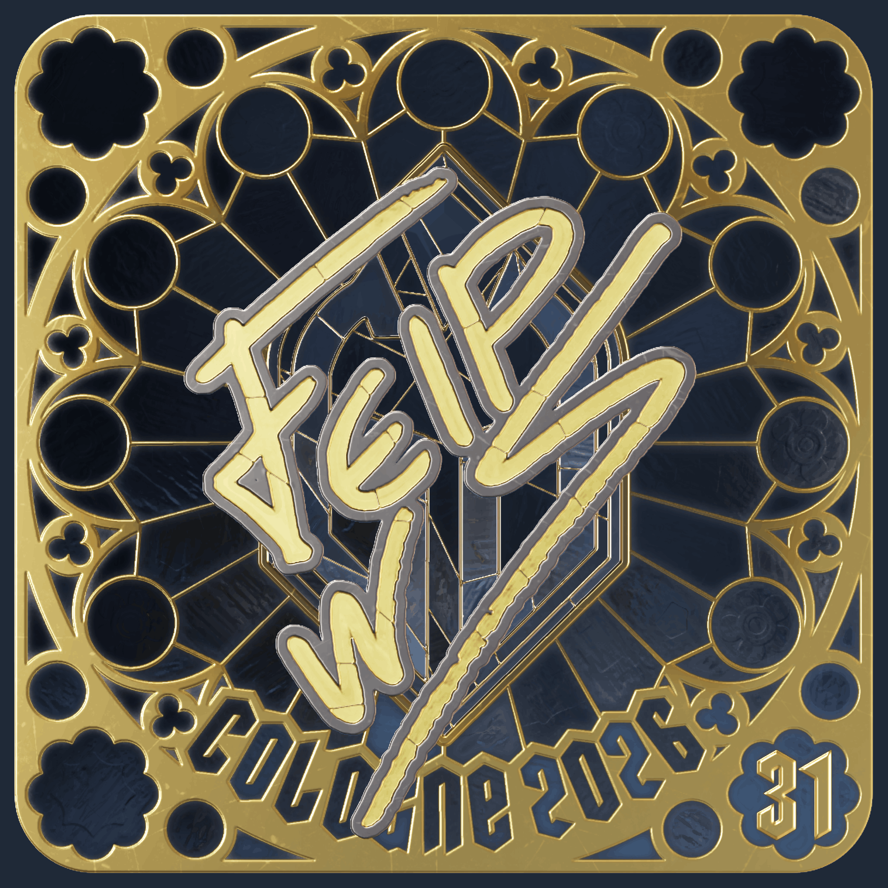 Sticker | felps (Gold, Ranked) | Cologne 2026 Image