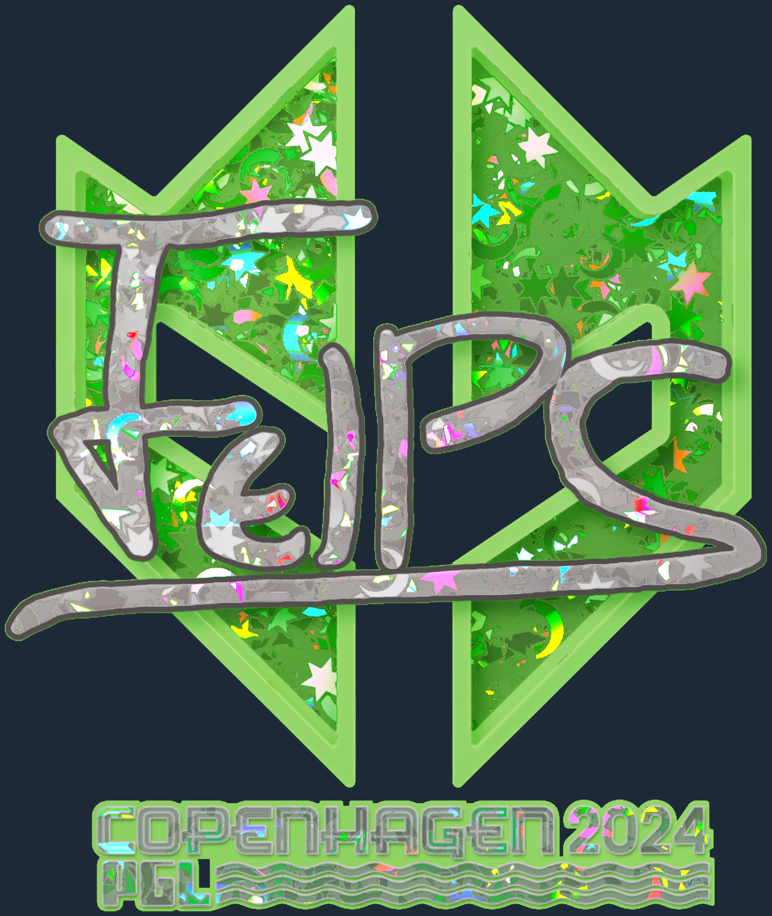 Sticker | felps (Glitter) | Copenhagen 2024 Image