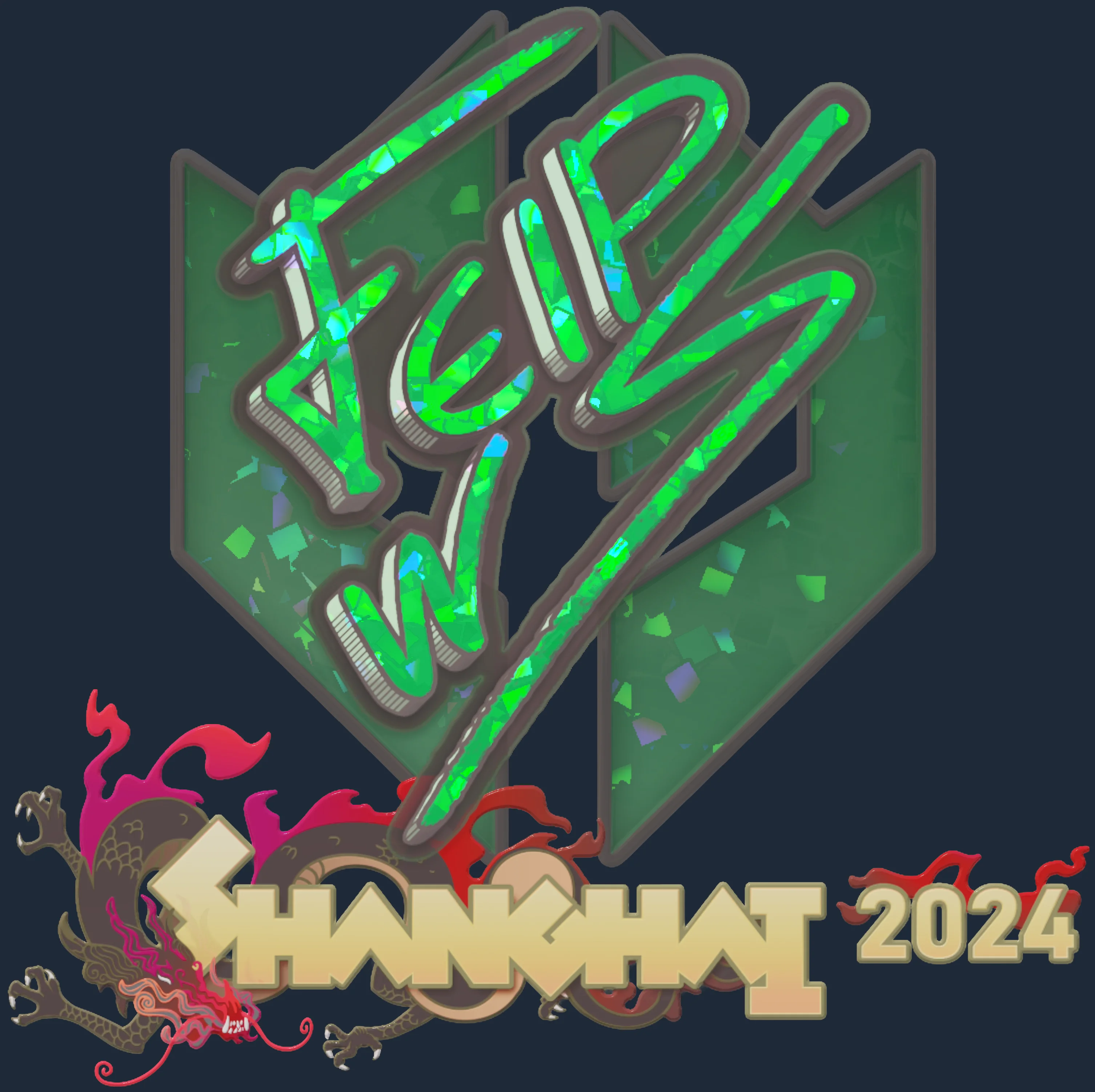 Sticker | felps (Glitter) | Shanghai 2024 Image