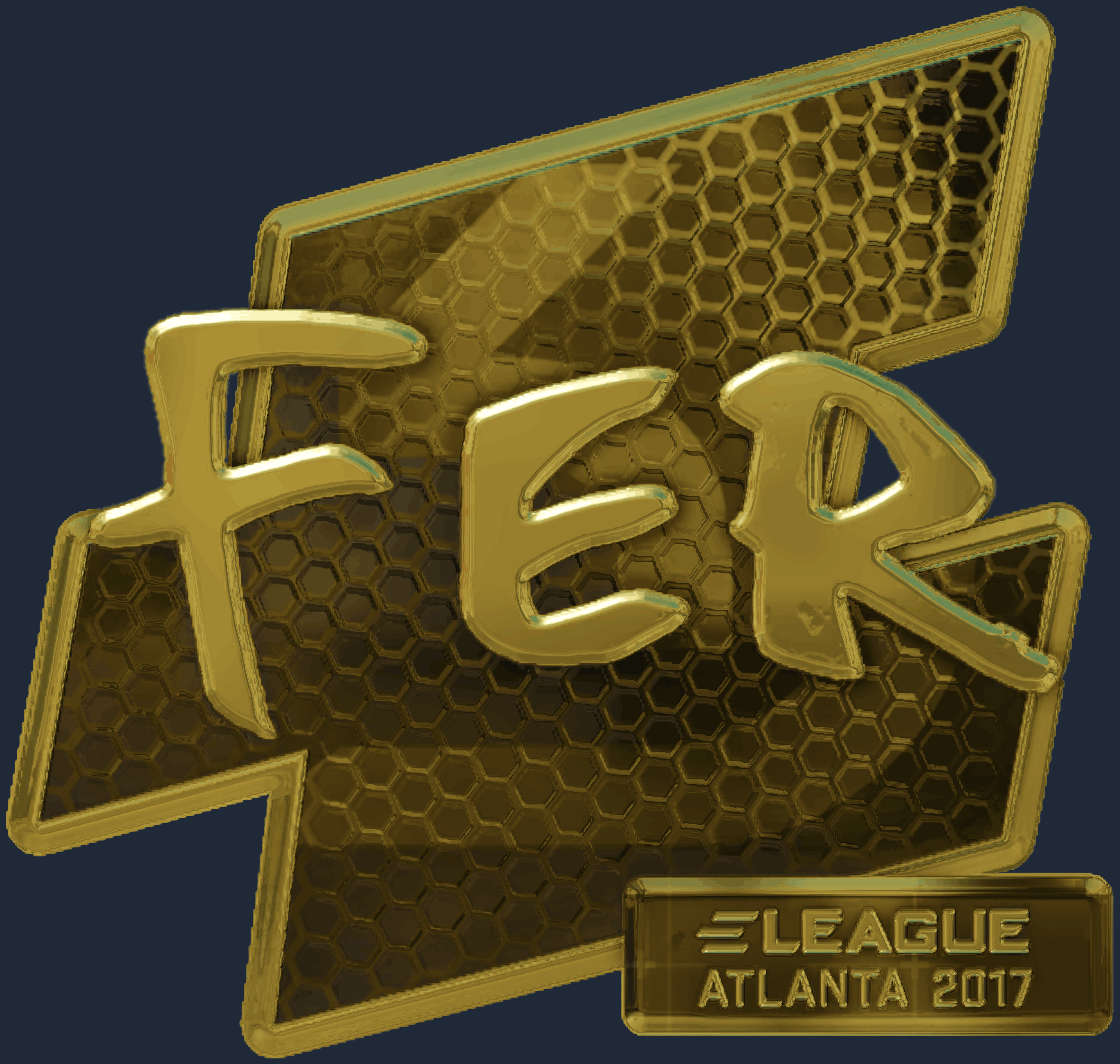 Sticker | fer (Gold) | Atlanta 2017 Image