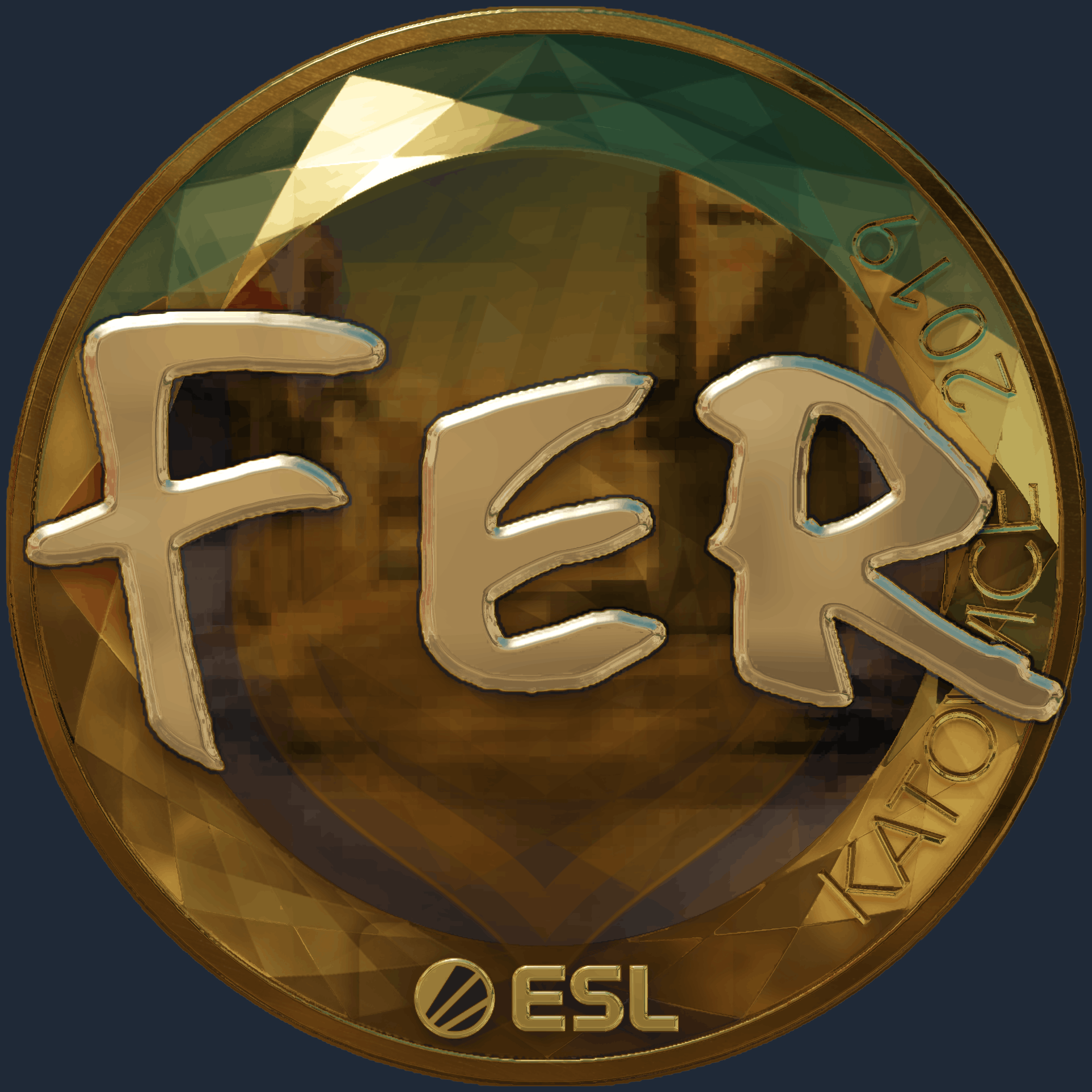 Sticker | fer (Gold) | Katowice 2019 Image