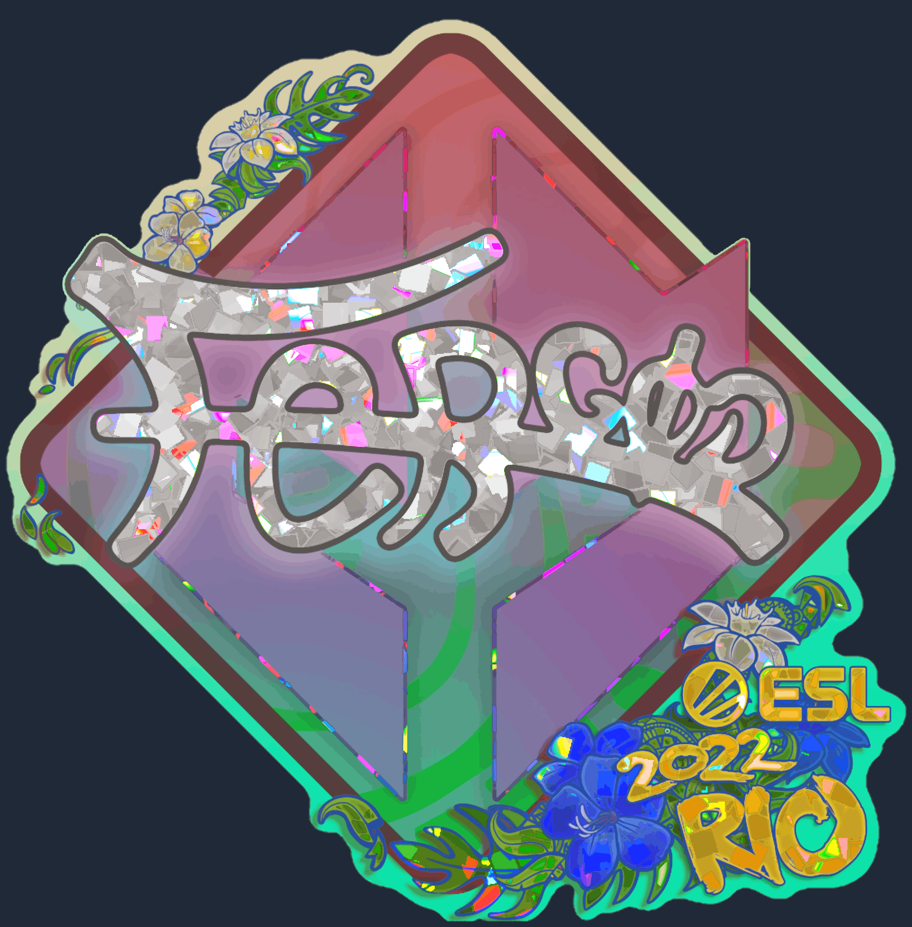 Sticker | fer (Glitter) | Rio 2022 Image