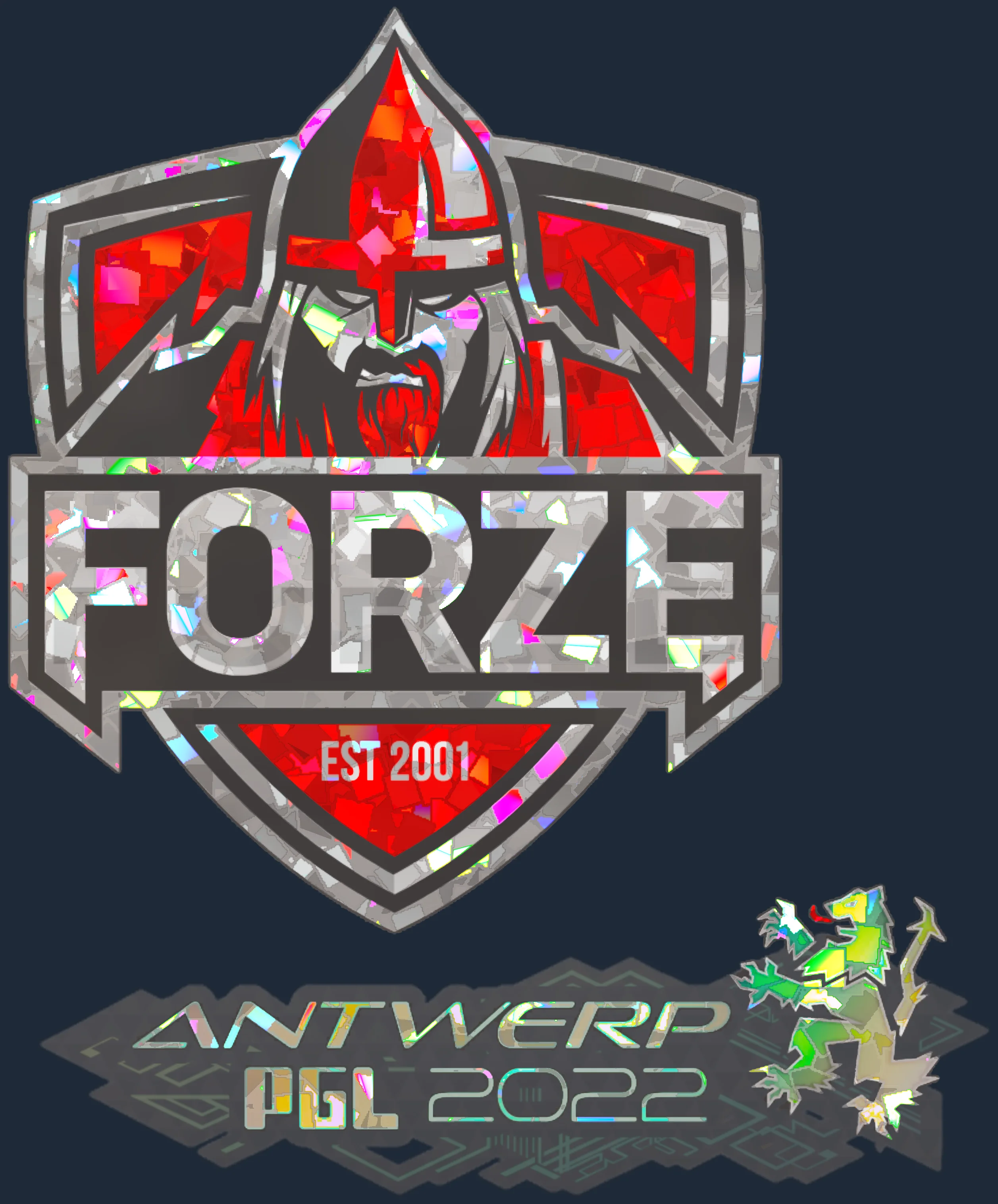 Sticker | forZe eSports (Glitter) | Antwerp 2022 Image