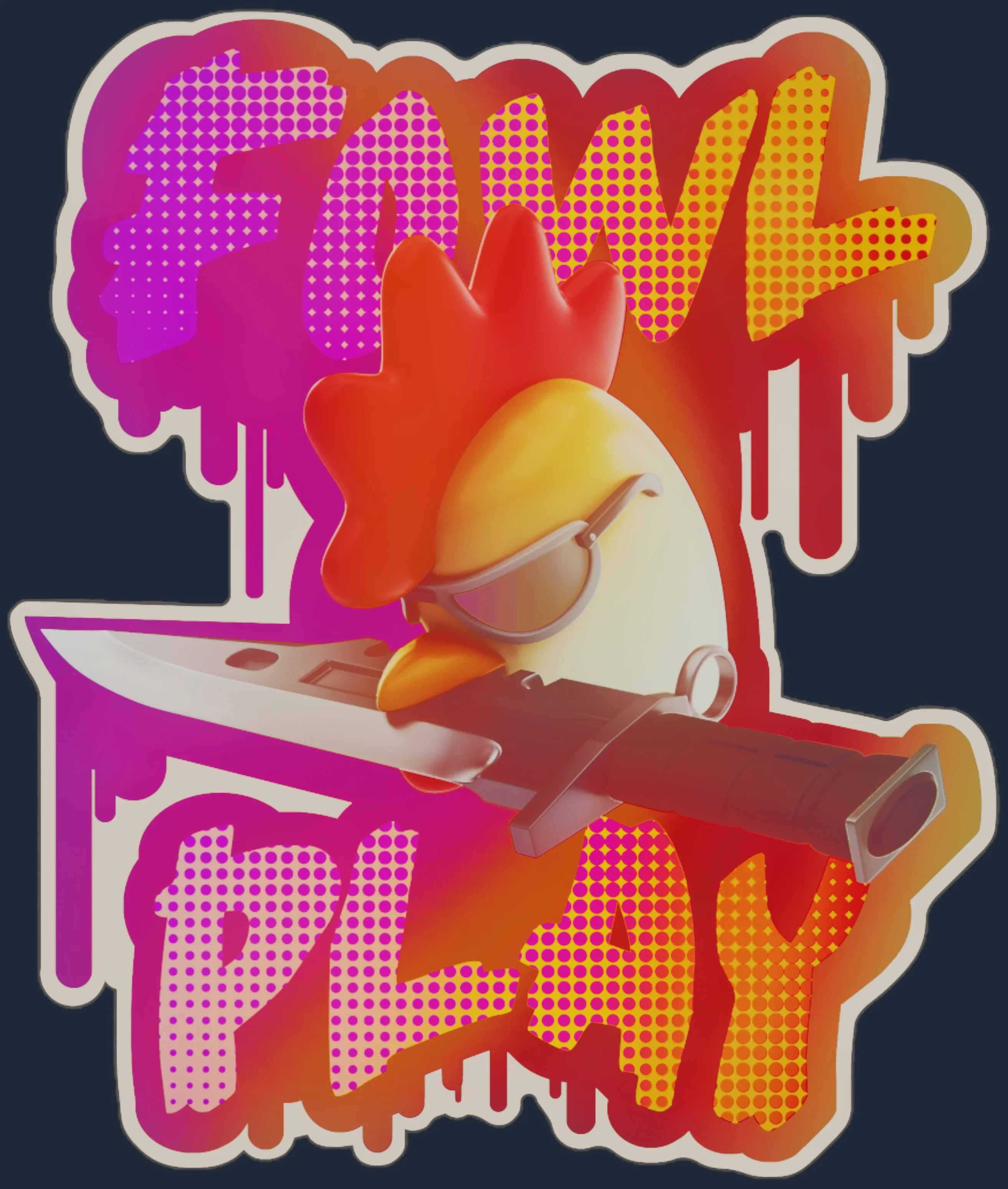 Sticker | Fowl Play (Holo) Image