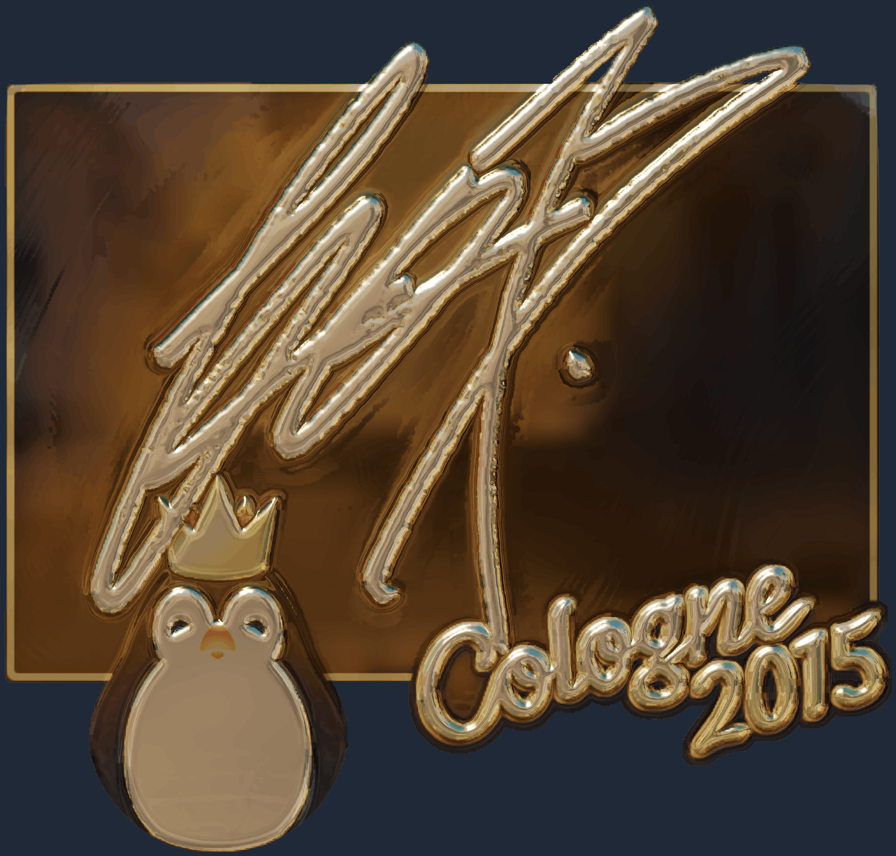Sticker | fox (Gold) | Cologne 2015 Image