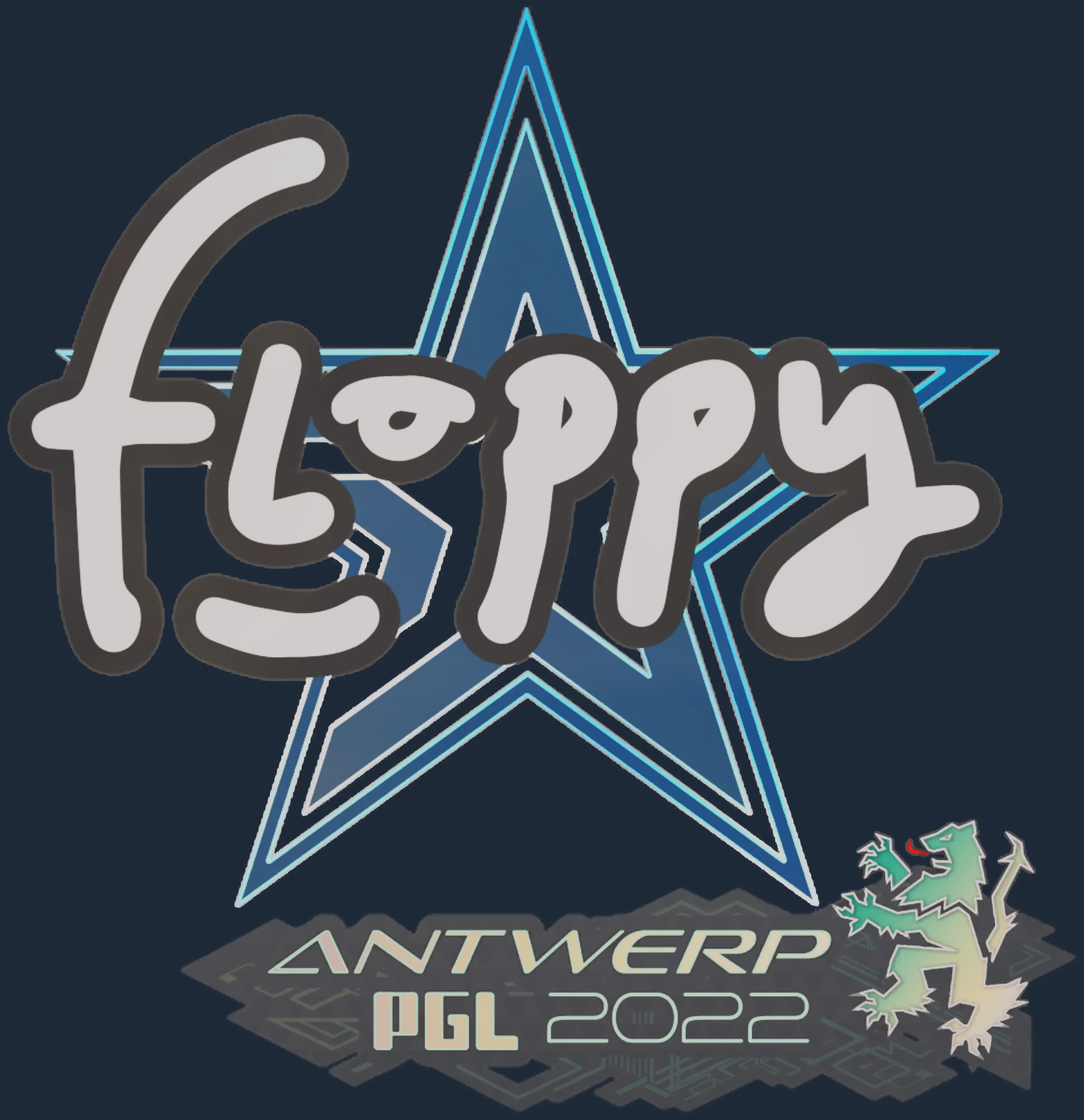 Sticker | floppy | Antwerp 2022 Image