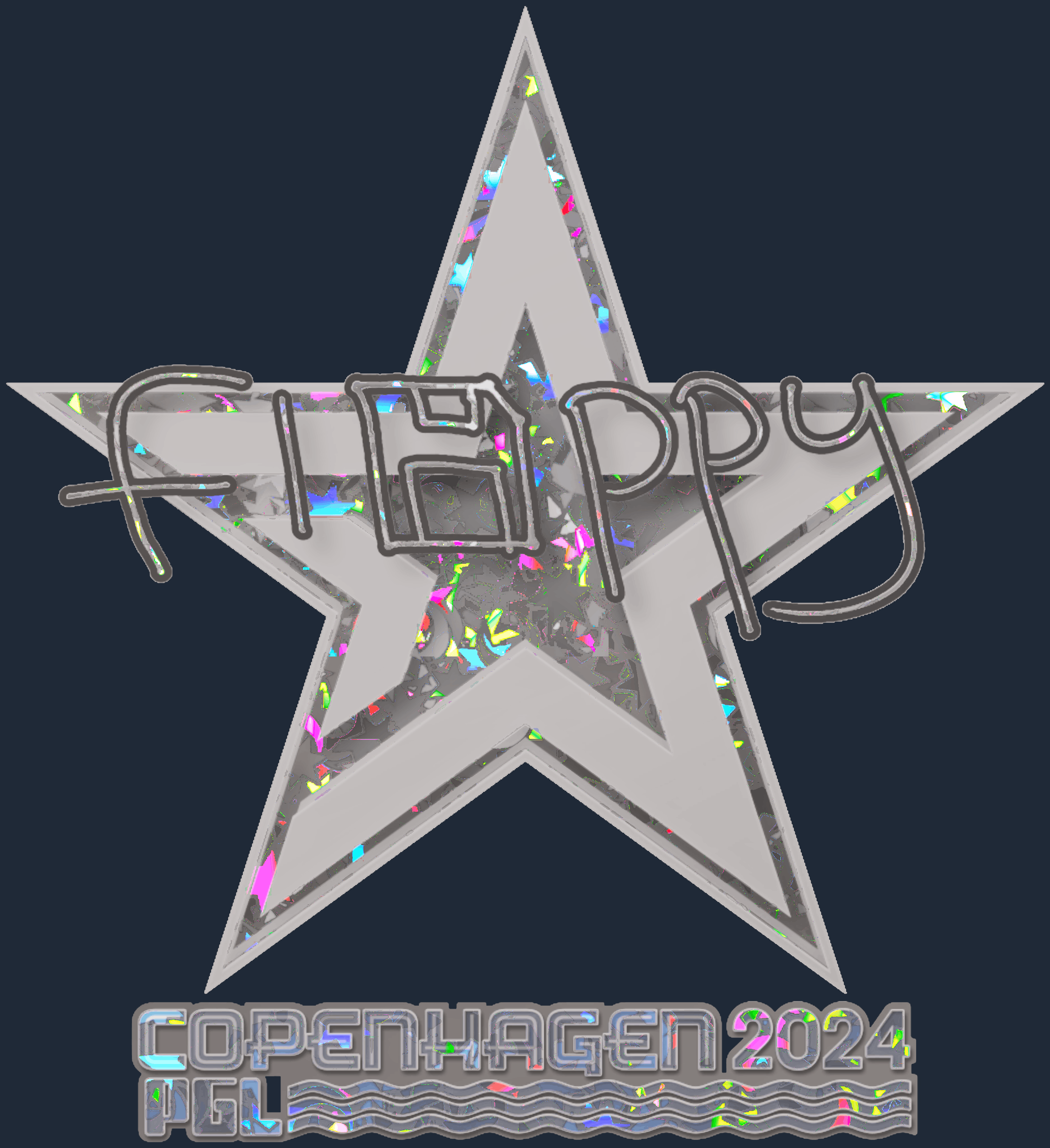Sticker | floppy (Glitter) | Copenhagen 2024 Image