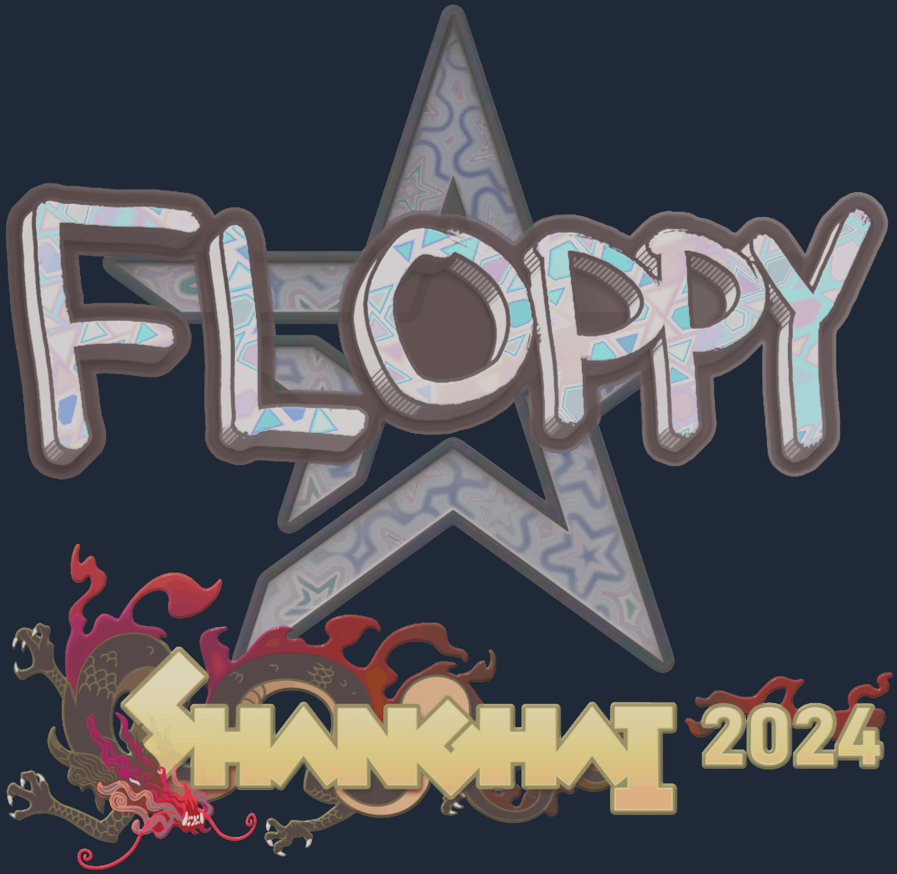 Sticker | floppy (Holo) | Shanghai 2024 Image