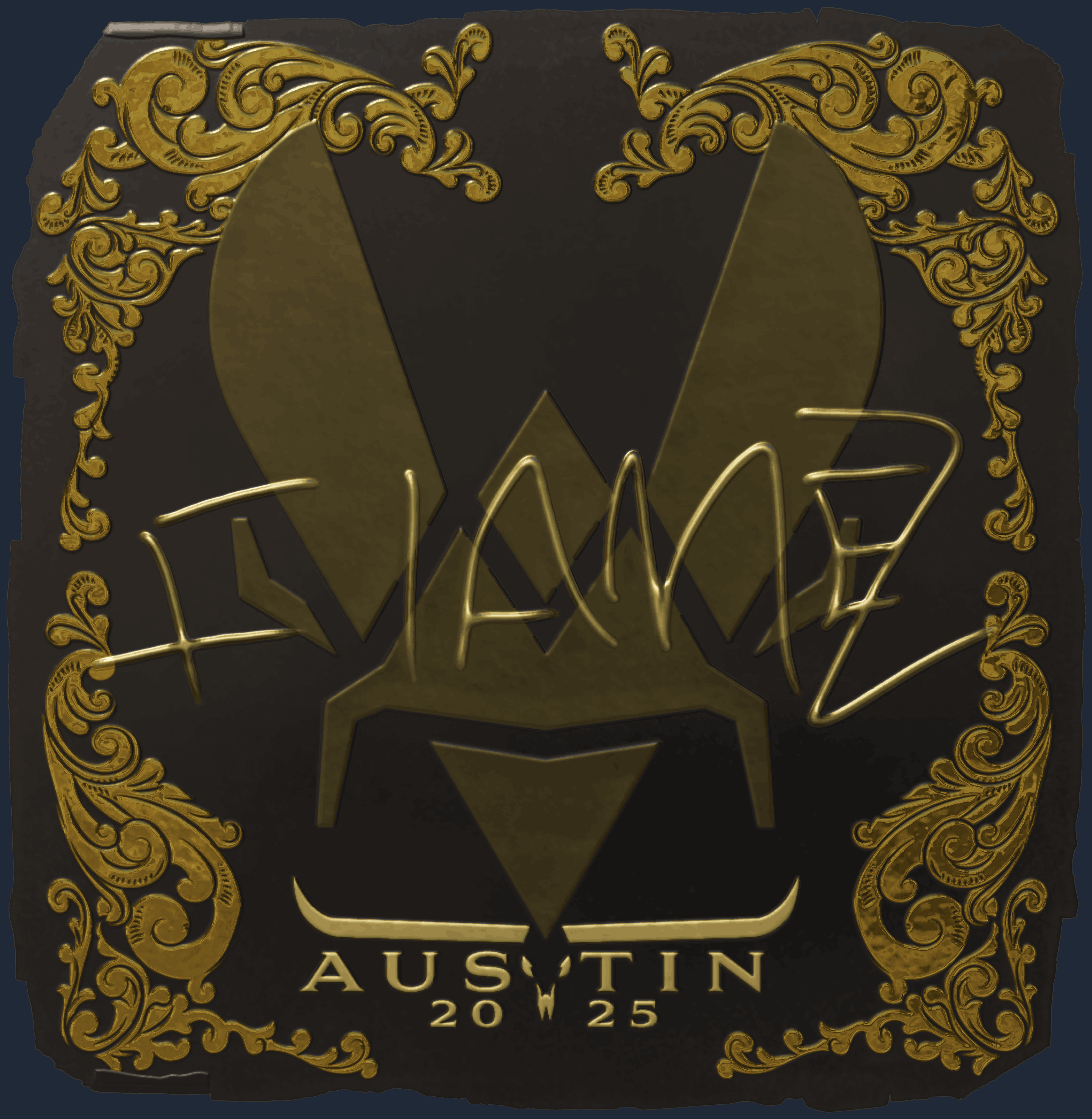 Sticker | FlameZ (Gold) | Austin 2025 Image
