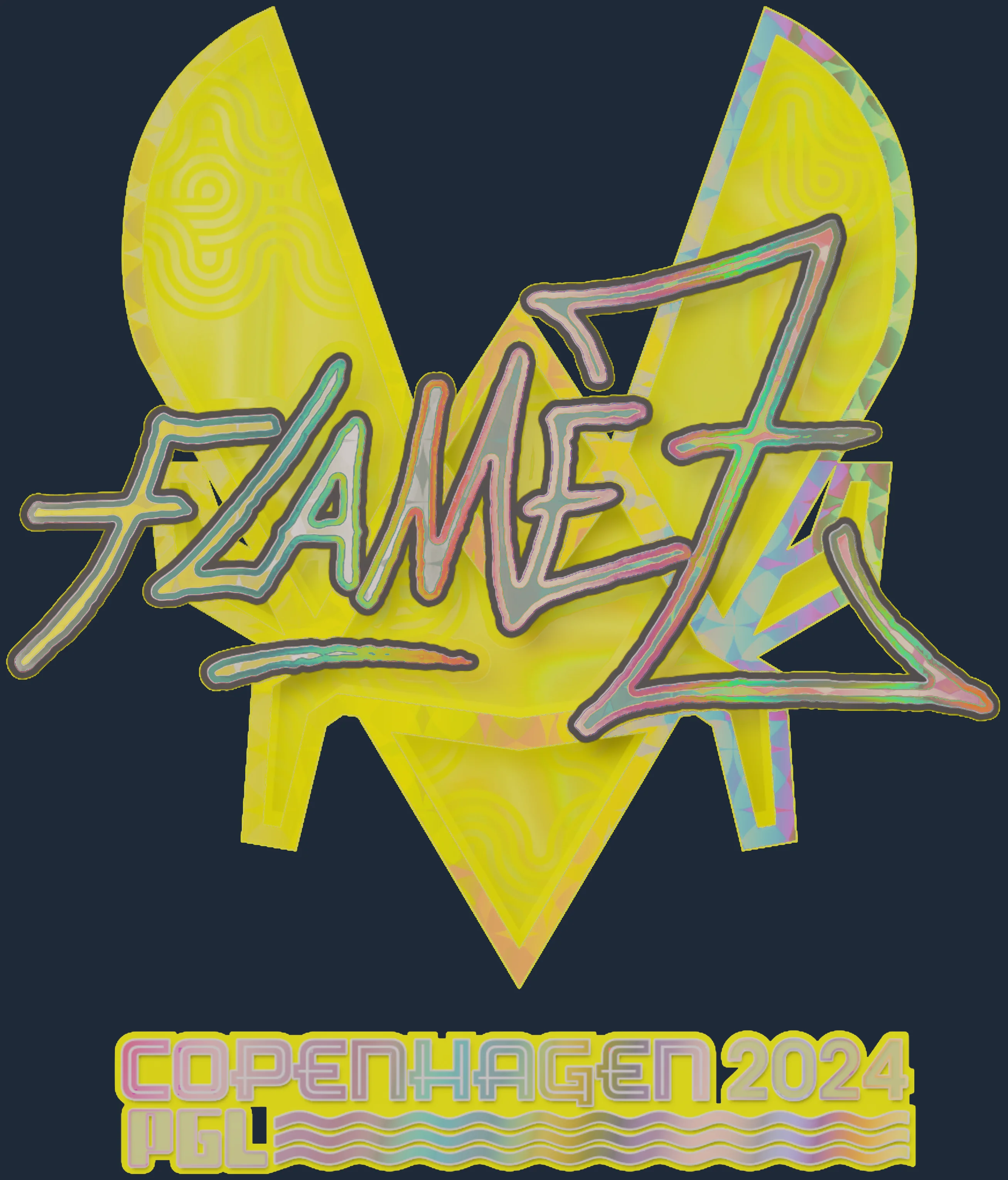 Sticker | FlameZ (Holo) | Copenhagen 2024 Image