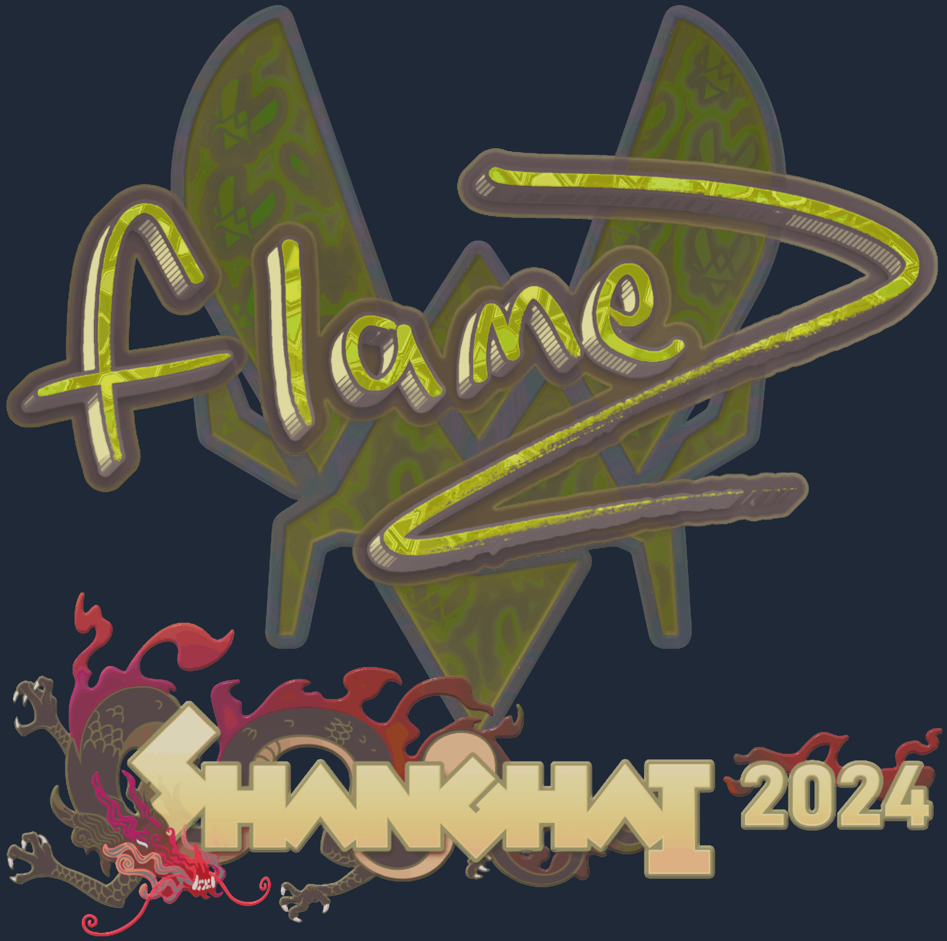 Sticker | FlameZ (Holo) | Shanghai 2024 Image