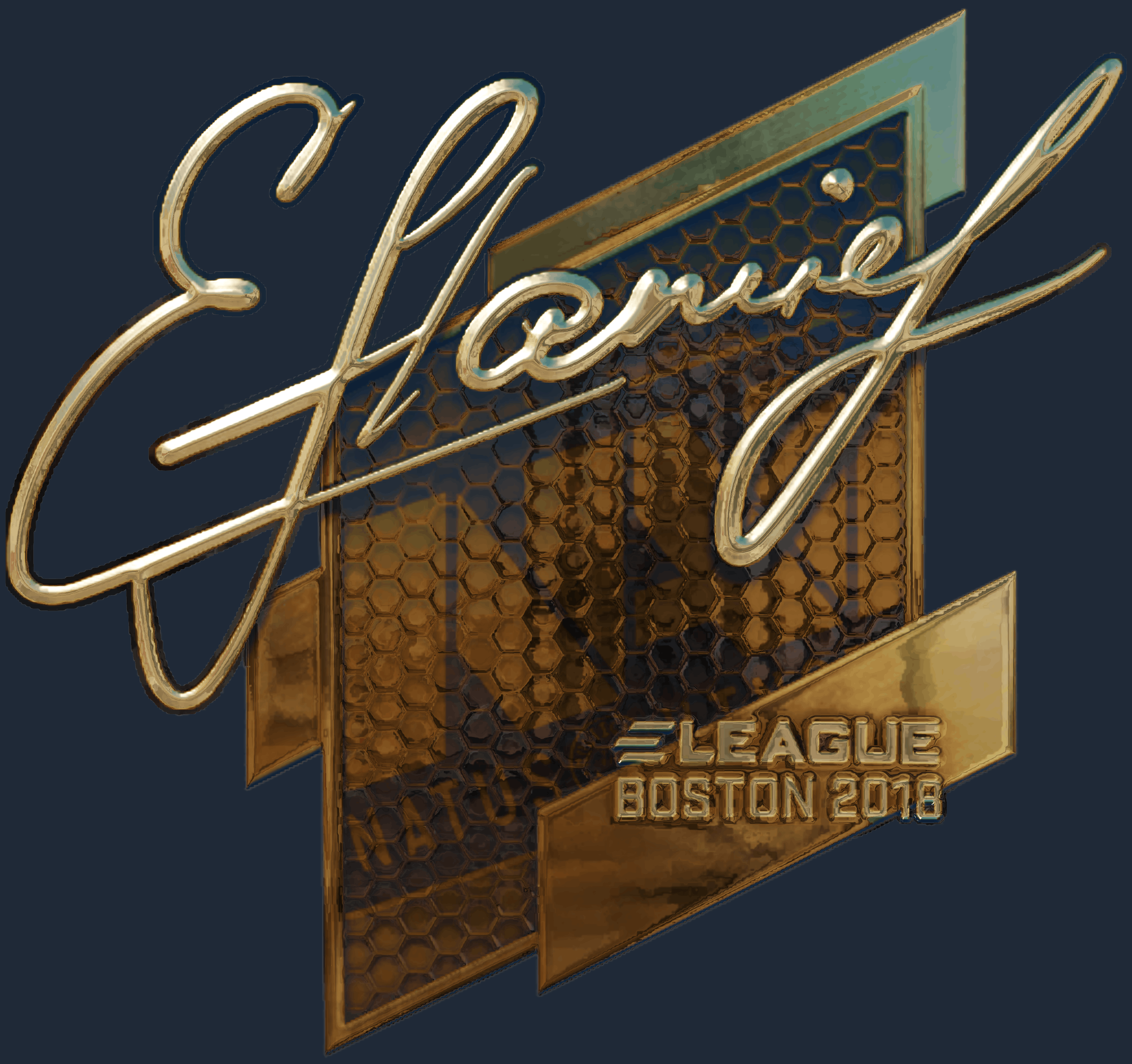 Sticker | flamie (Gold) | Boston 2018 Image